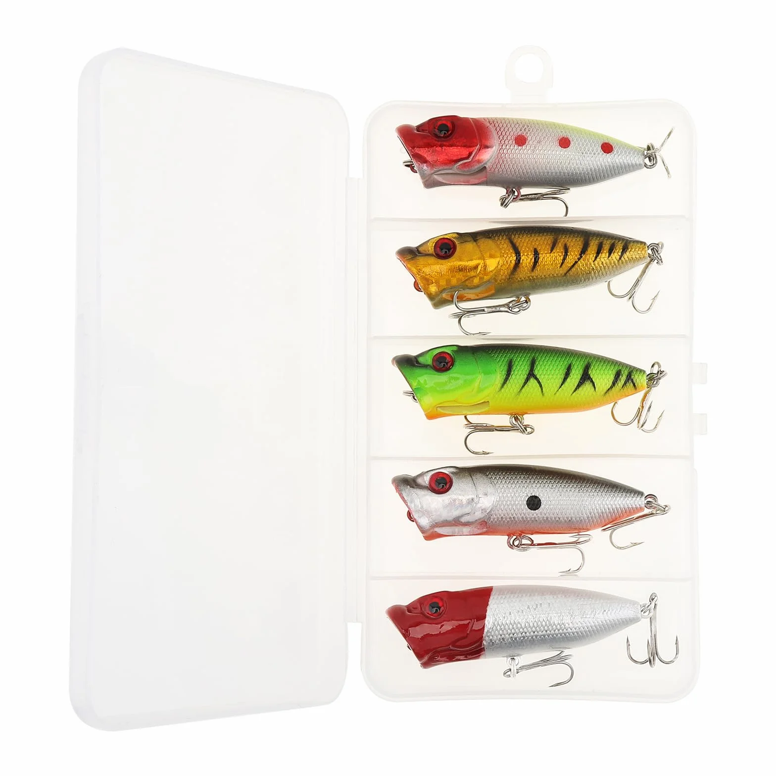 Señuelos y Cebos de Pesca para Bar de Agua Dulce y Salada