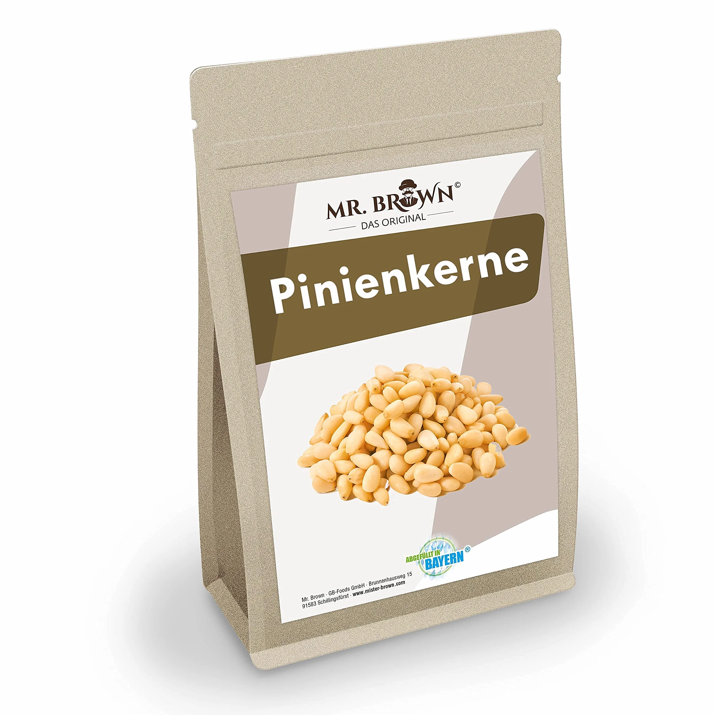 4 x 250 g de semillas de pino, nueces, enteras, ideal como topping o para platos de arroz.