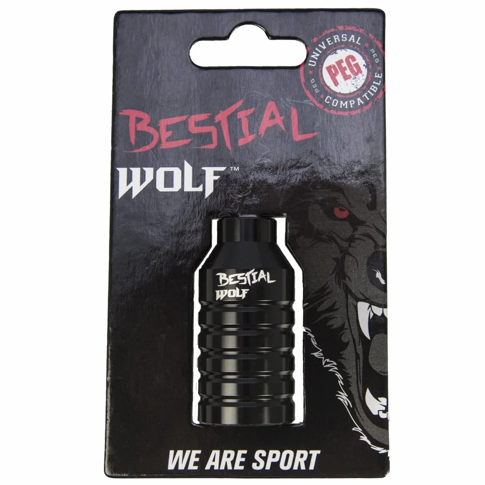 Bestial Wolf SLIDER441 estribera individual sin tornillos negro