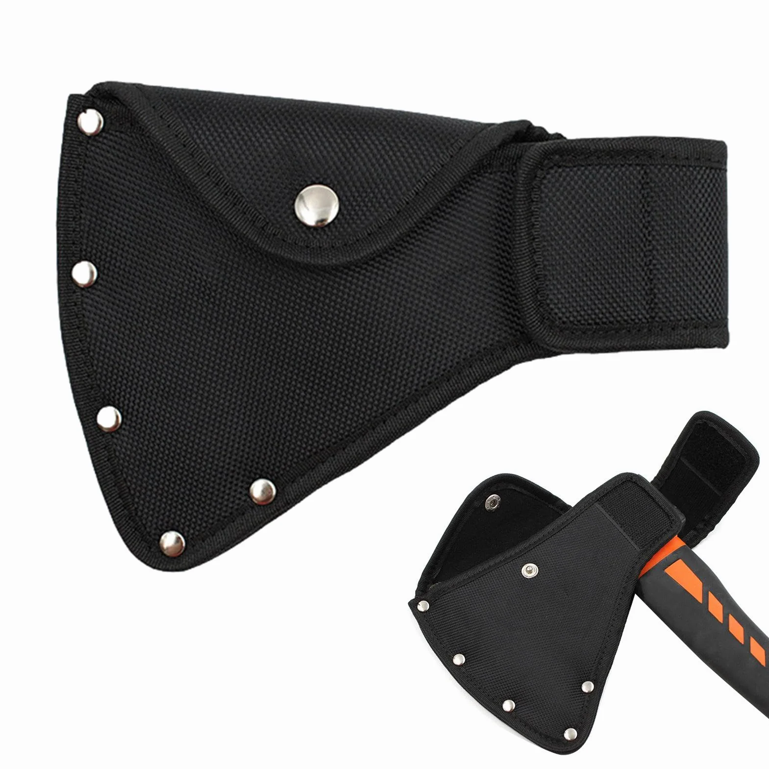 Funda para hacha ajustable con hebilla de metal para colgar en la cintura