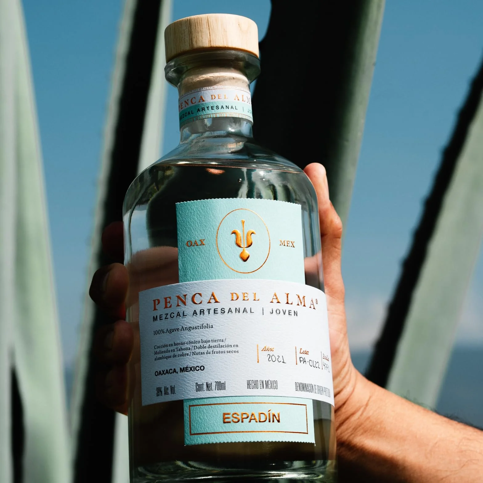 Mezcal Penca del Alma Espadín 100% Maguey 39% Vol. 70cl