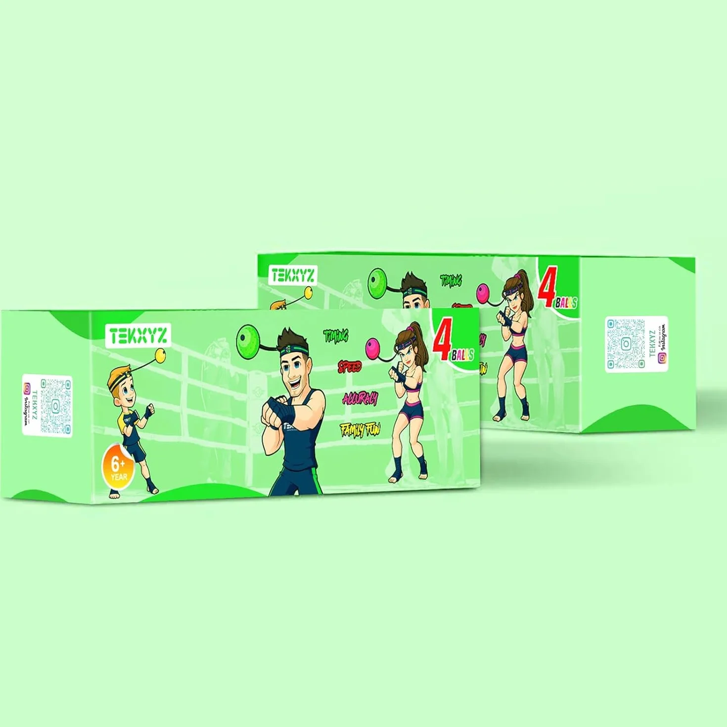 BYRG Boxing Reflex Ball Family Pack