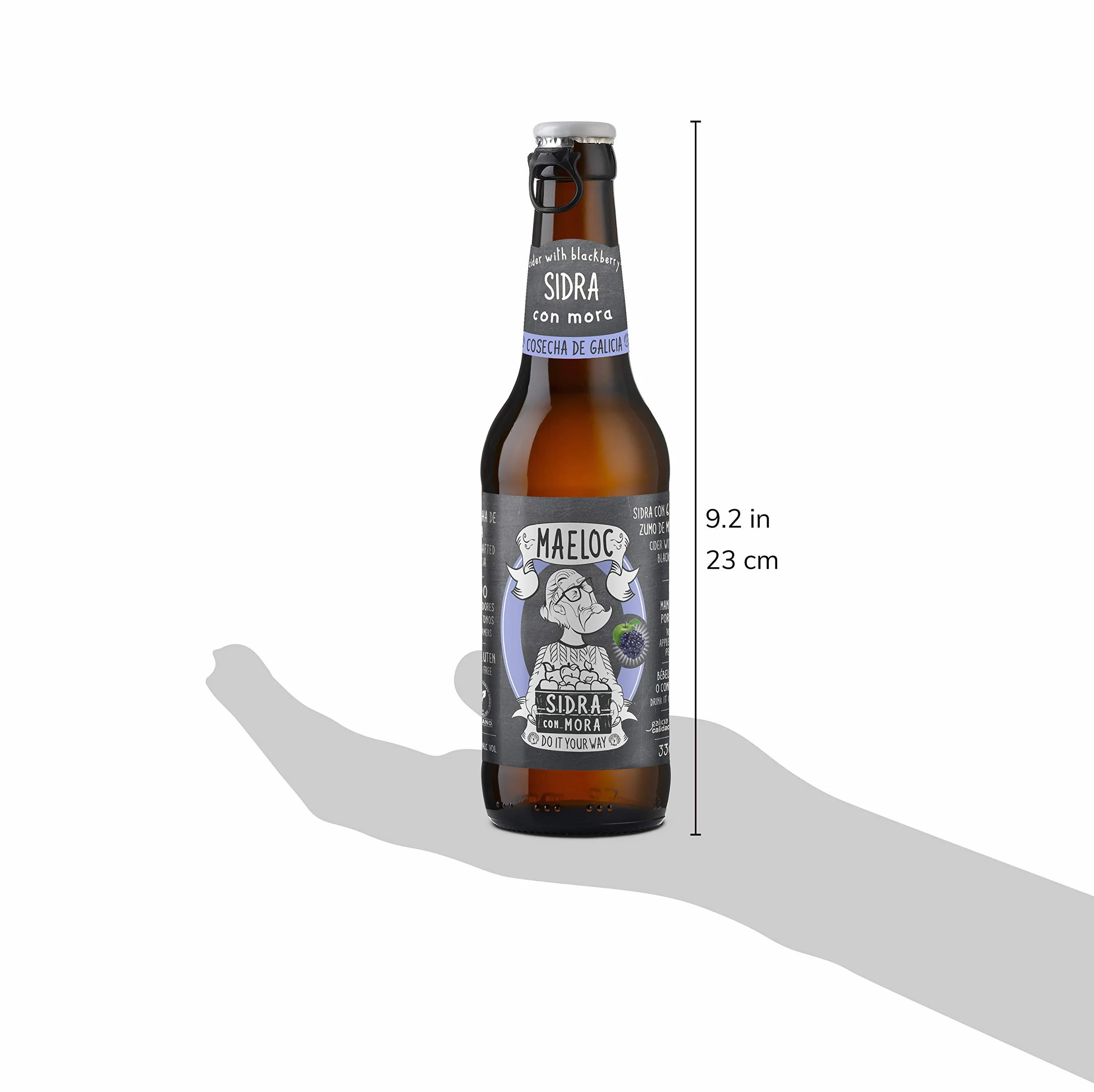 Maeloc Sidra con Mora - 24 botellas x 330 ml