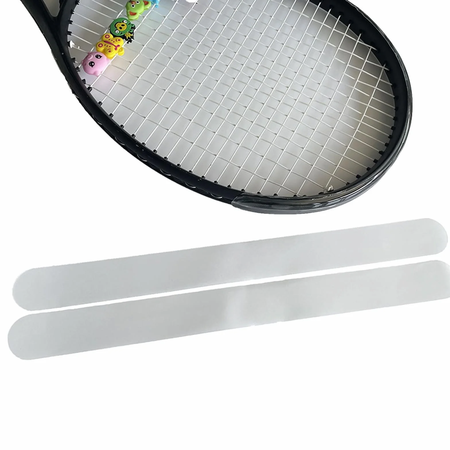 Protector de Raqueta de Tenis TPU Transparente Antirrayas Resistente al Desgaste
