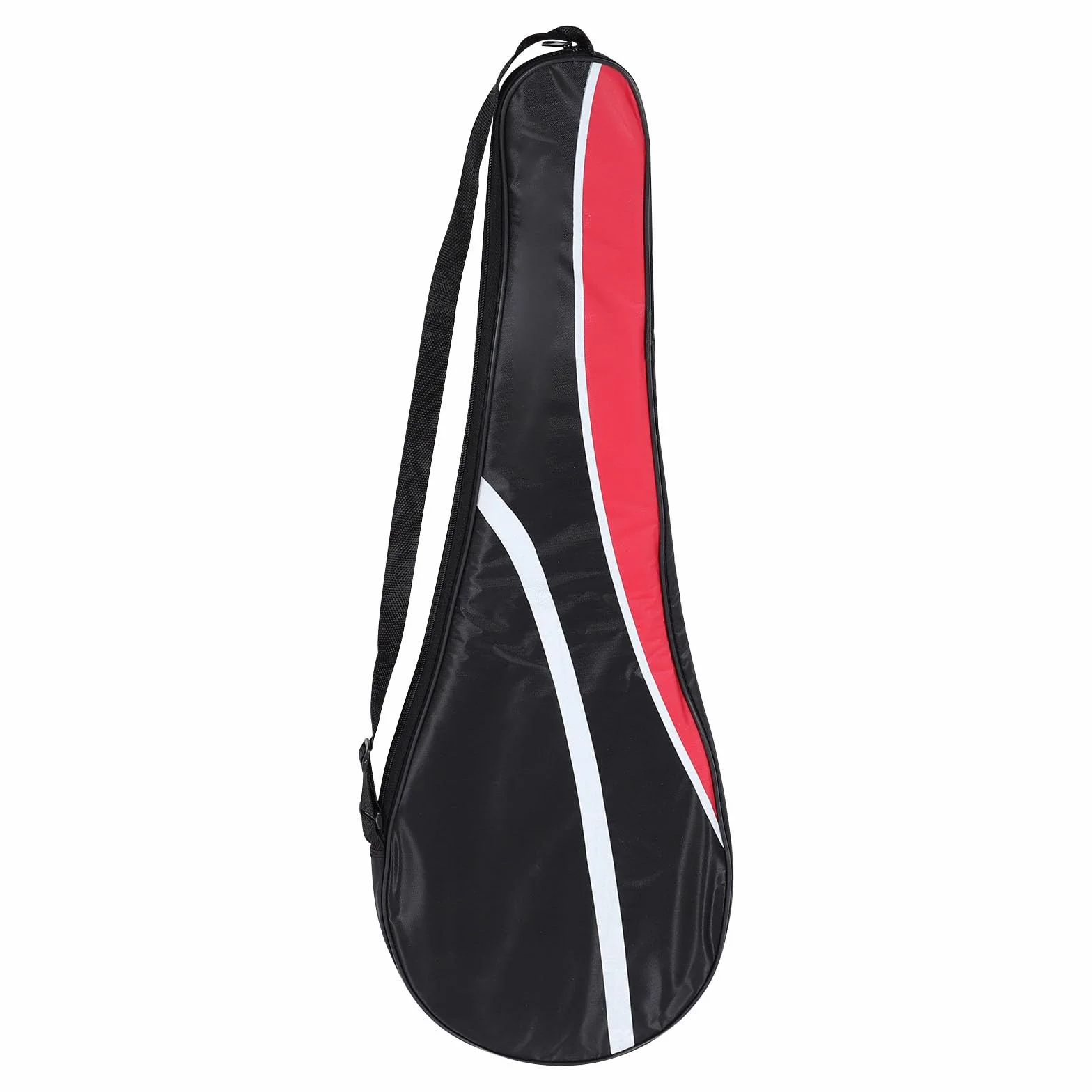 SUPVOX Bolsa de Raqueta de Bádminton 70 cm, Funda de Tela Oxford, Negra y Roja