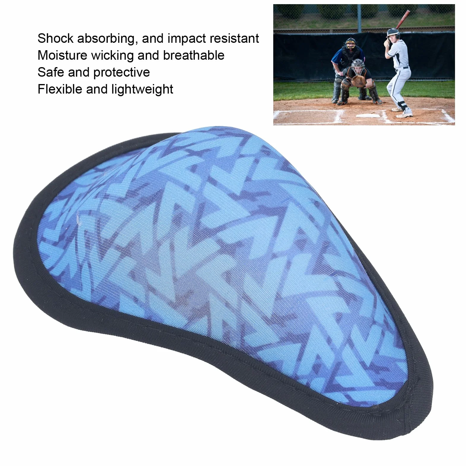 Copa de Béisbol Protectora de Espuma Suave para Niños Fútbol Lacrosse Hockey