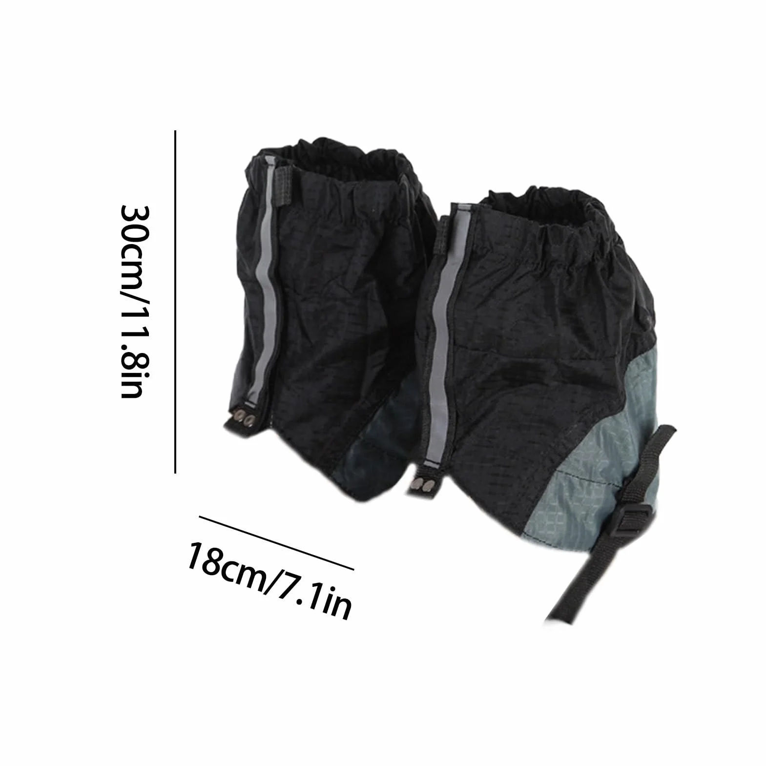 Polainas para Senderismo - Cubrezapatos para Raquetas de Nieve Transpirable Ajustable para Trekking