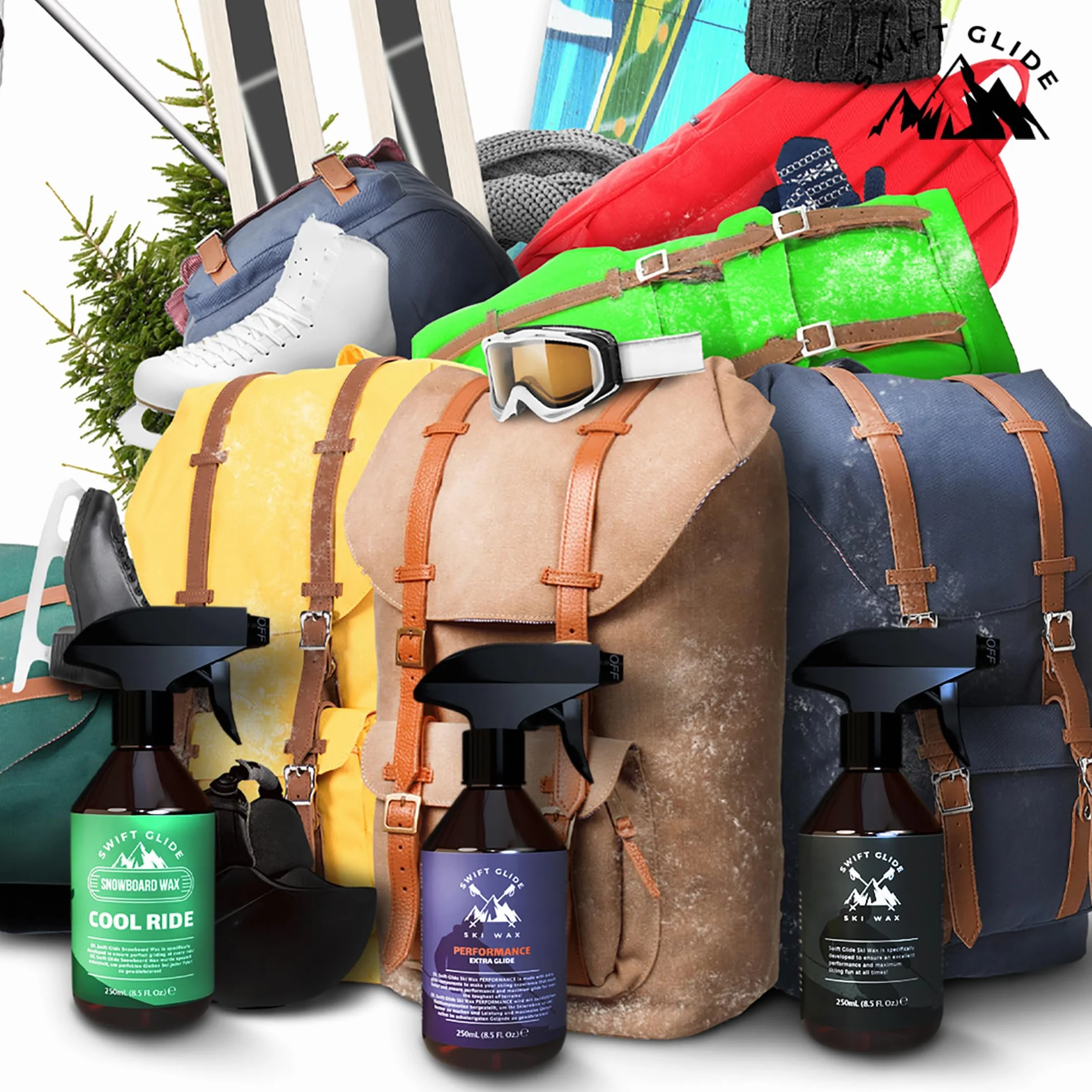 Cera para Esquí y Snowboard en Spray 250ml - Fácil Aplicación - No Mancha