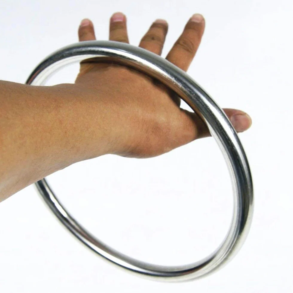 Kayheng Wing Chun Stainless Ring Yewen SAU Sticky Hand Training Forza Tsun Siu Lum Kung Fu
