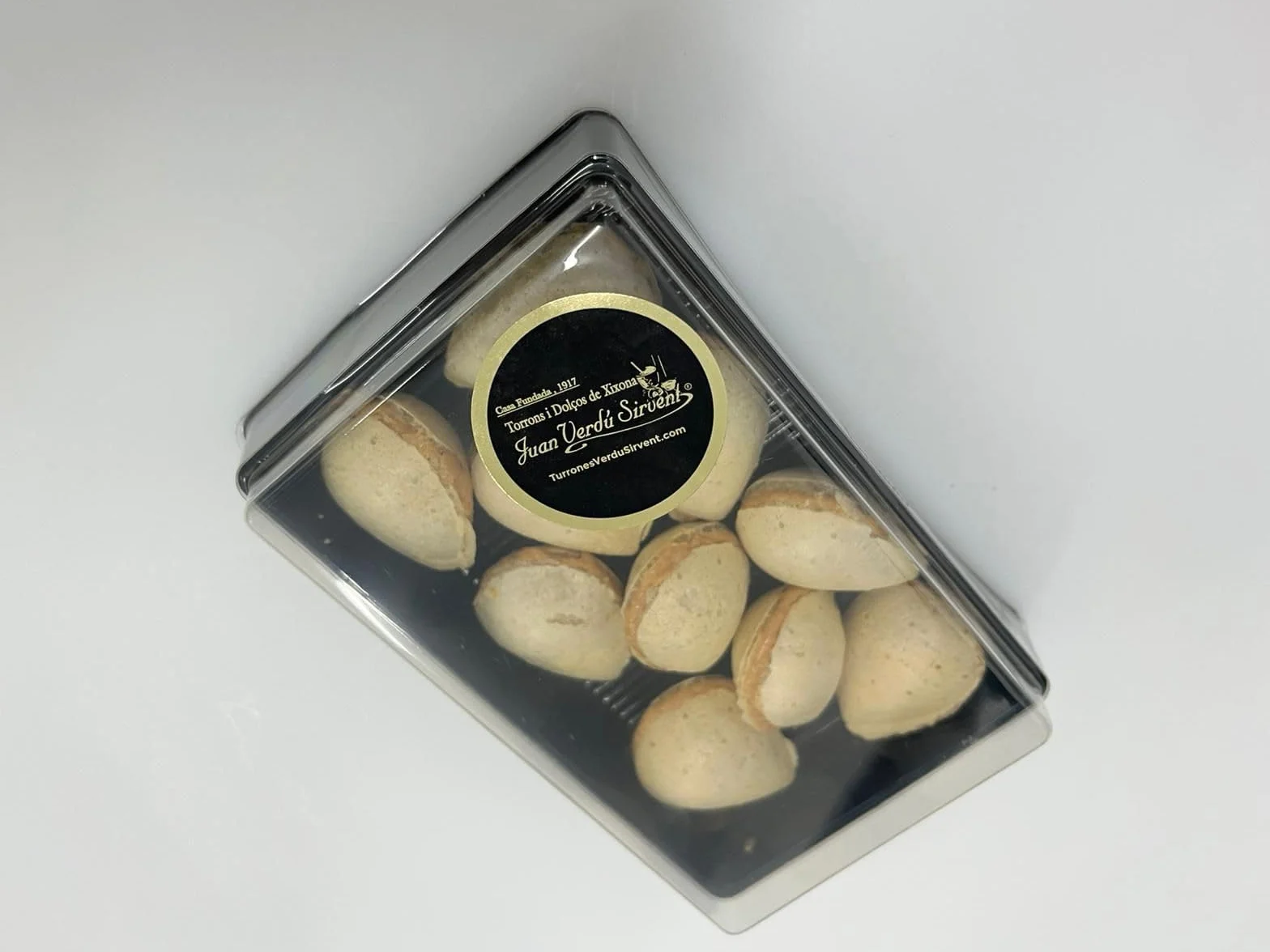 Almendra Rellena de Turrón Artesano (hechas a mano) - Juan Verdú Sirvent (200g)