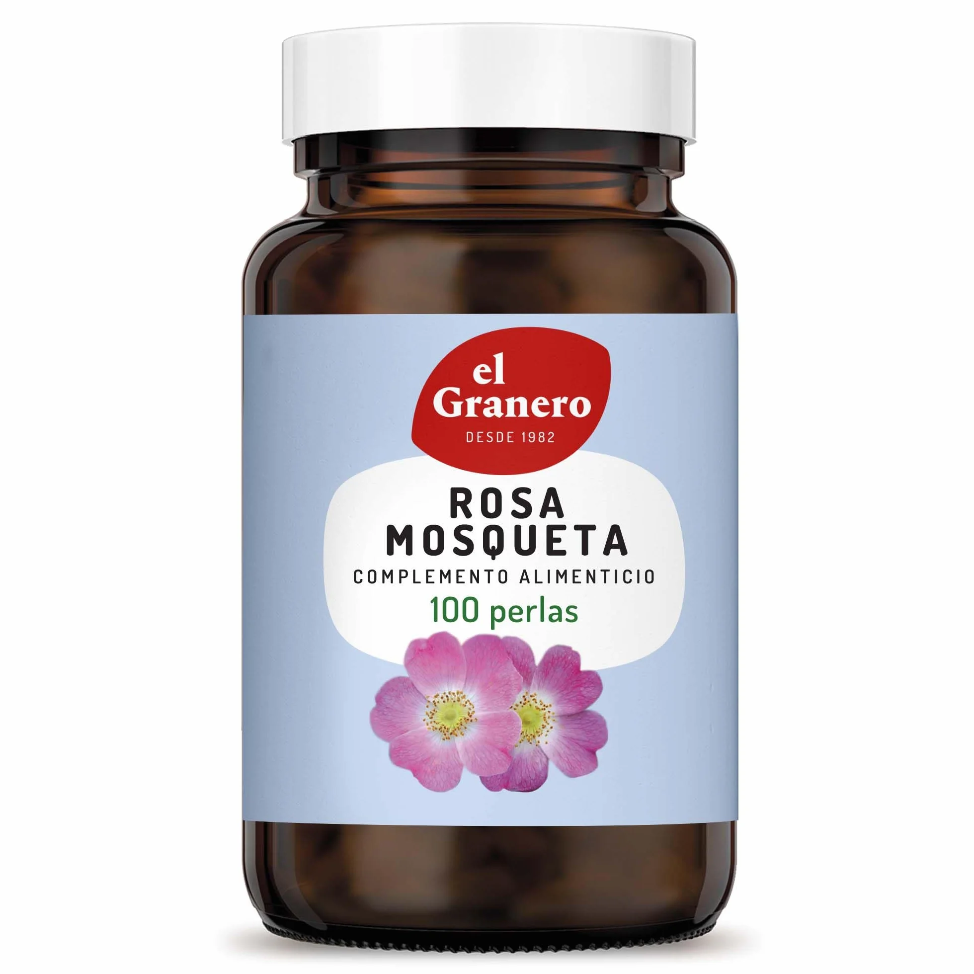 El Granero Integral - Rosa Mosqueta - 100 Perlas - Elaborado a Base de Aceite de Rosa Mosqueta y Vitamina E - Efecto Antioxidante - Ayuda a Regenerar la Piel