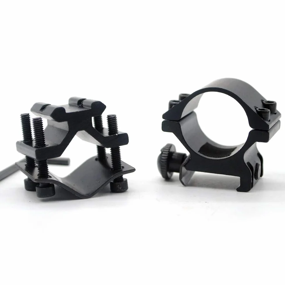 TRIROCK Universal Scope Rings High Profile Barrel Mount 30mm 25mm 1 Inch Ring Adapter 20mm Picatinny Weaver Rail Mounting