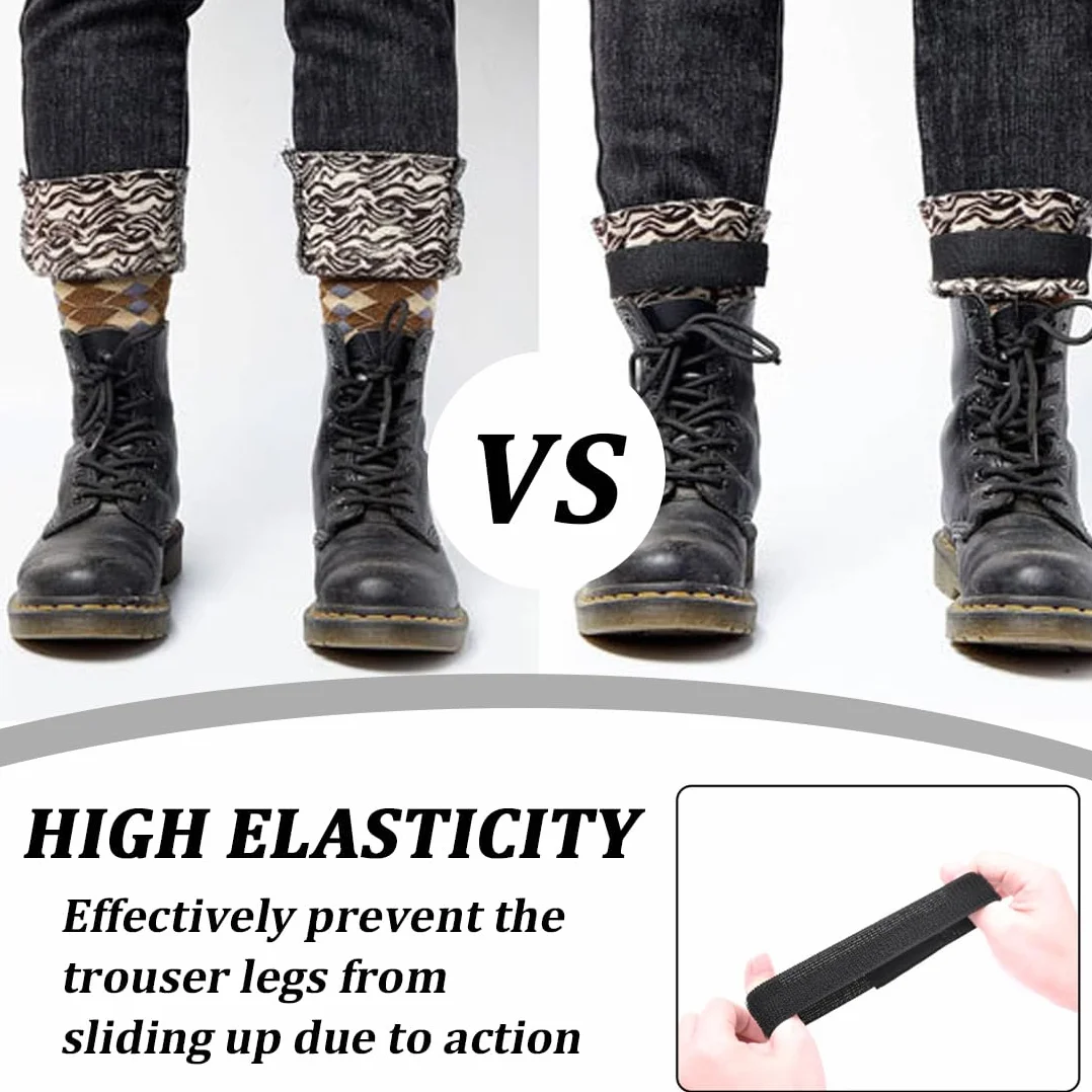 Botas Militares Cubre Pantalones de Goma 3 Pares Tobillo Protector Senderismo Ciclismo