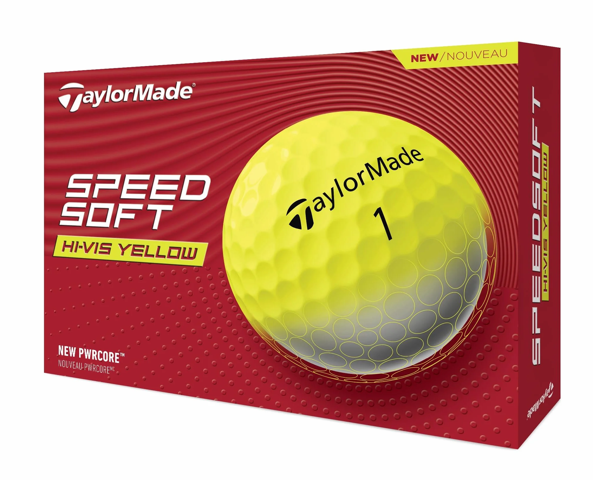 Taylormade SpeedSoft Pelotas de Golf Máxima Distancia Sensación Ultrasuave