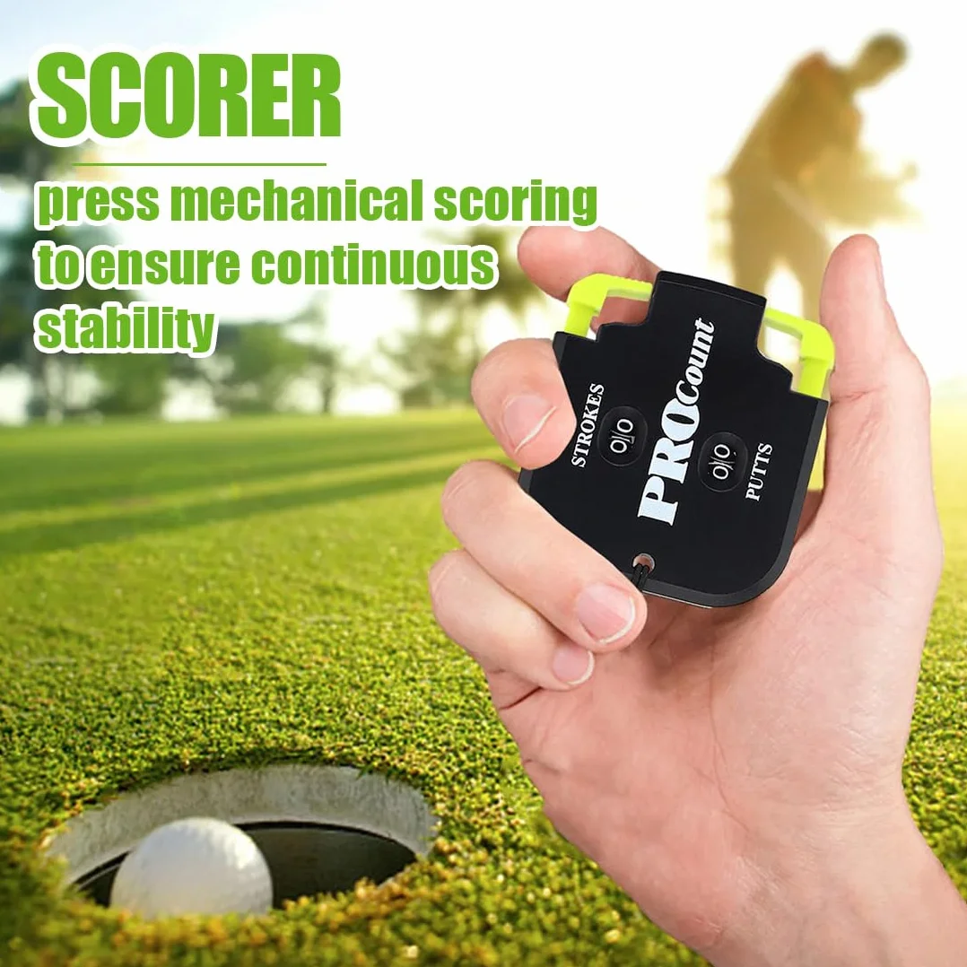 SULIUDAJI Contador de Golpes de Golf Mini con Llavero
