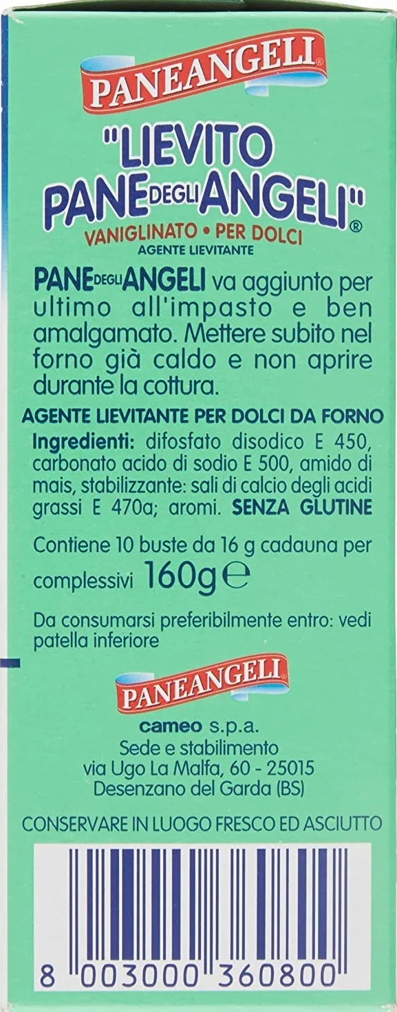 3 x Paneangeli Lievito Vanigliato