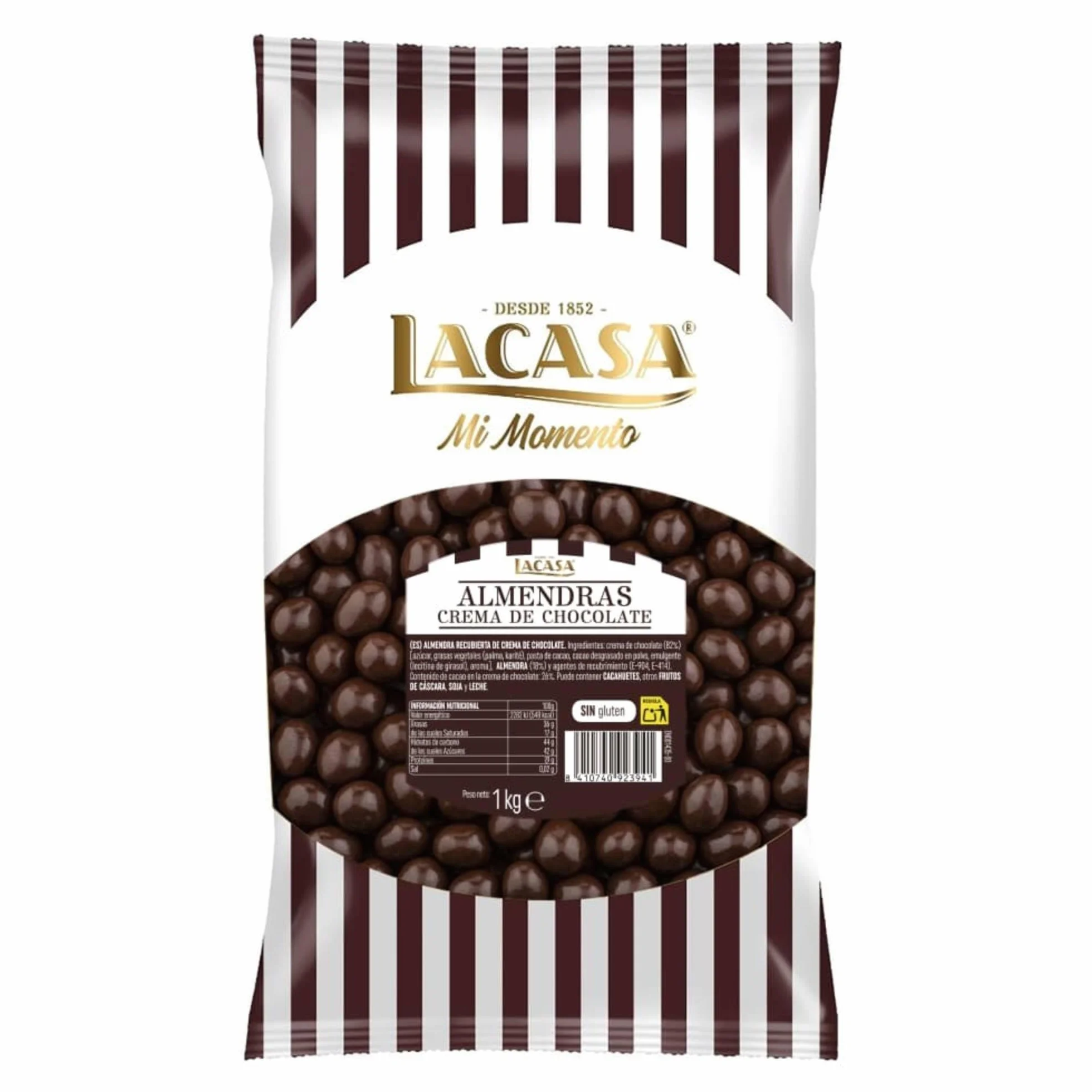 LACASA Almendra con chocolate Negro 1 kg