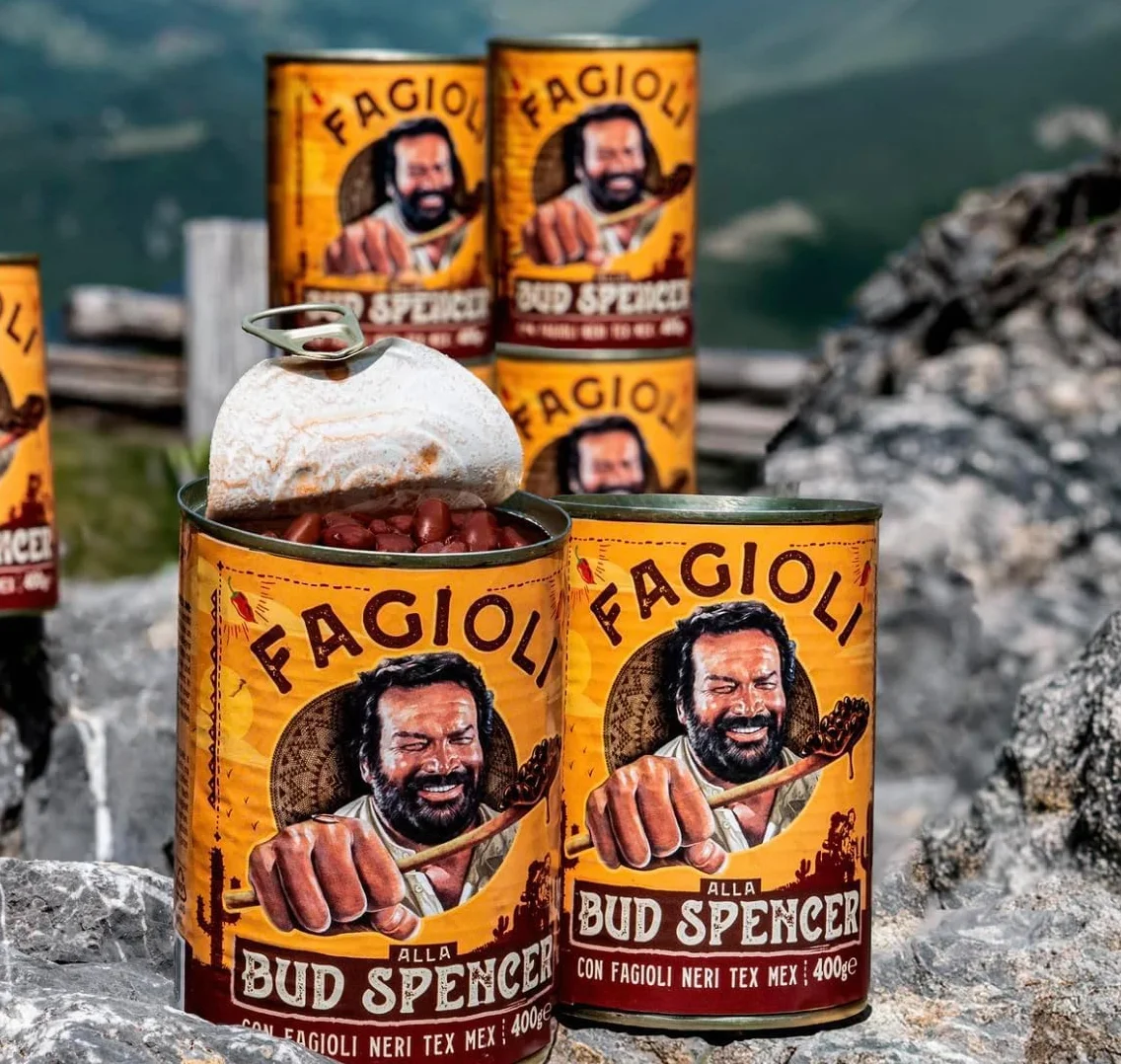 Frijoles Tex Mex Bud Spencer, Bud Power- Frijoles Tex Mex Bud Spencer listos para degustar 6 x 400 g+ Italian Gourmet polpa 400g