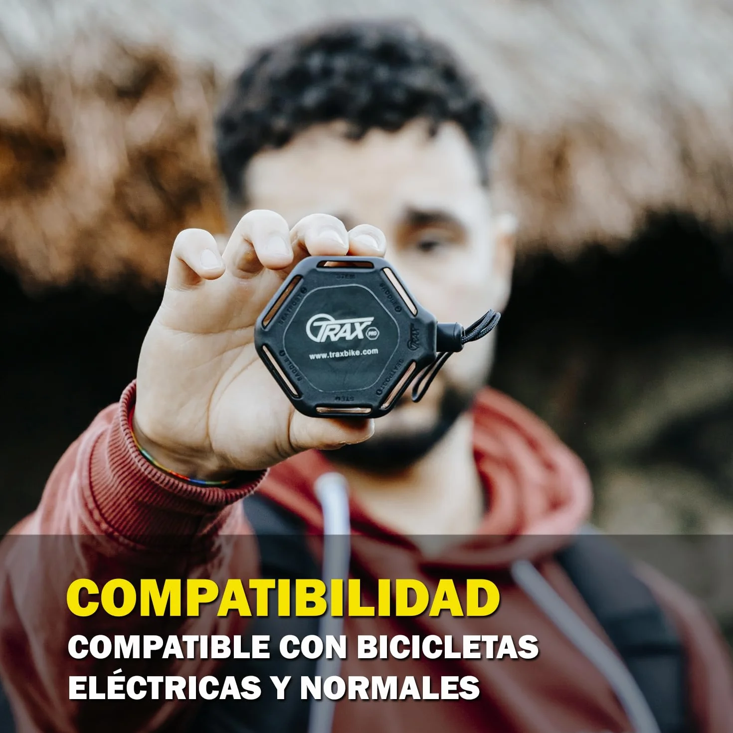 Trax Pro Sistema de Remolque Bicicleta Autoretráctil Cuerda Remolque Bici 130 kg