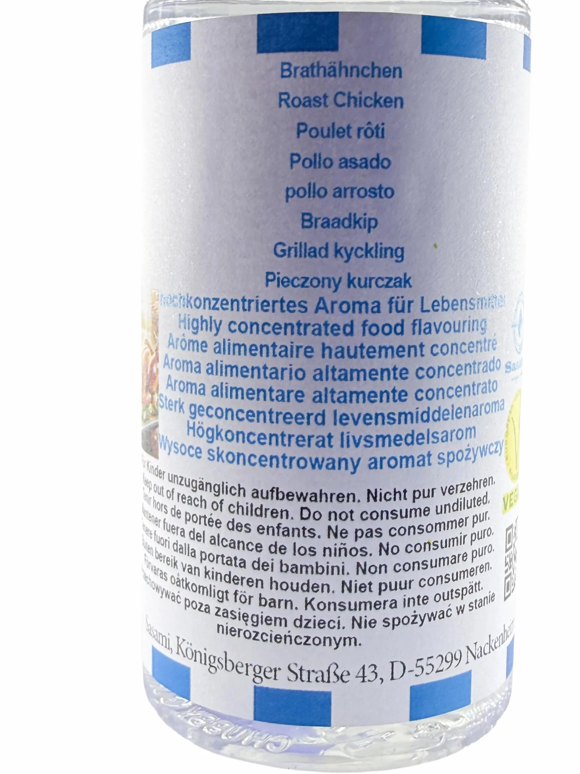 Pollo asado aroma concentrado - Vegano - Sasami - 10ml