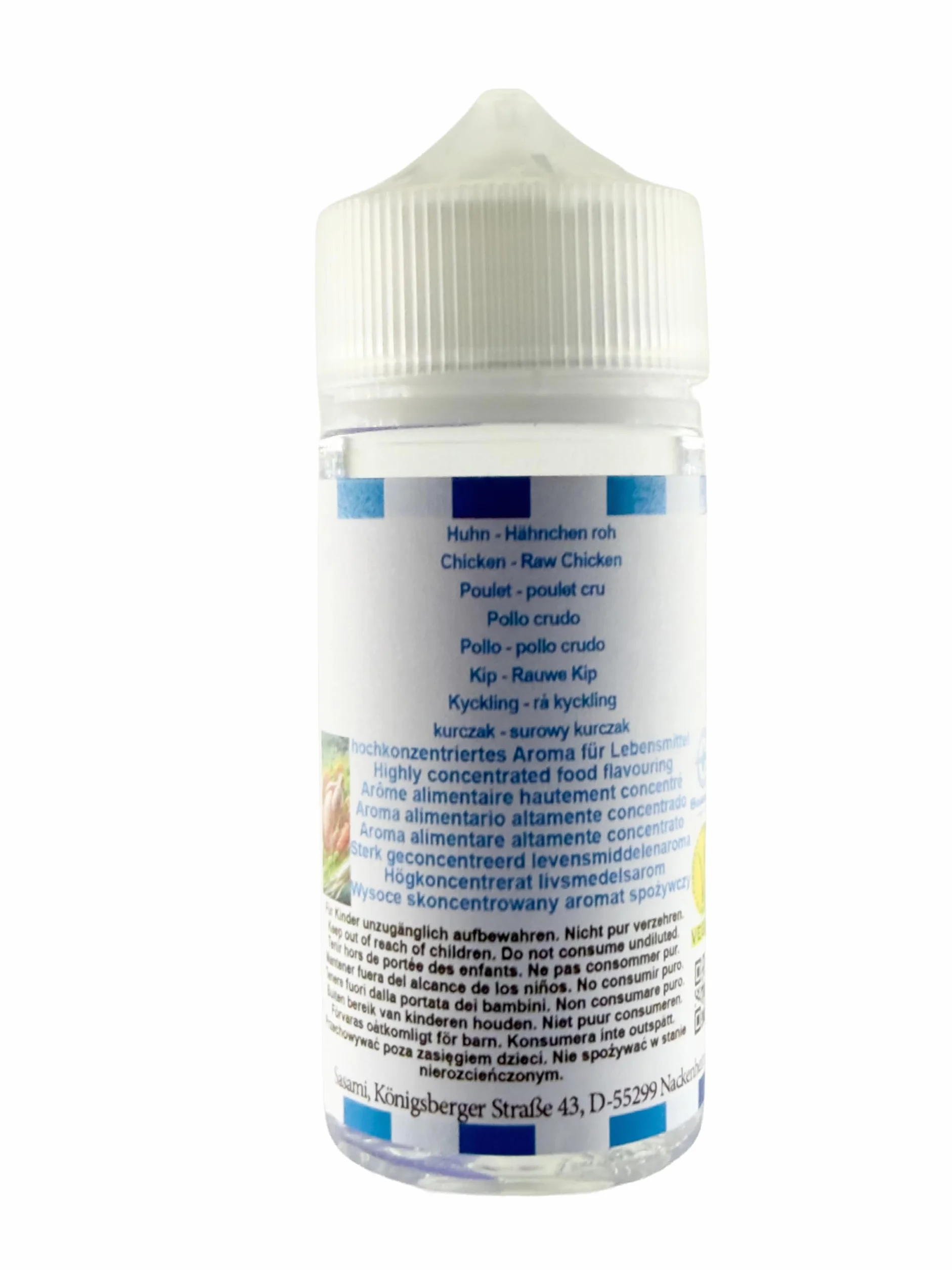 Pollo crudo aroma concentrado - Vegano - Sasami - 10ml