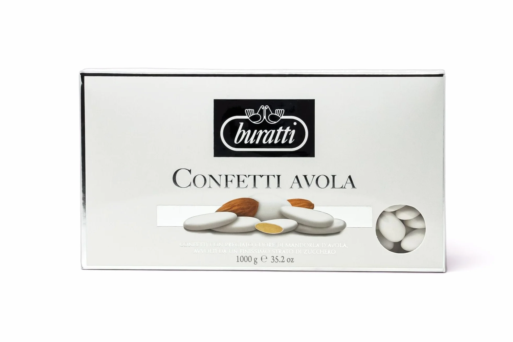 Buratti Confetti Avola Almendras Blanco 1000 g