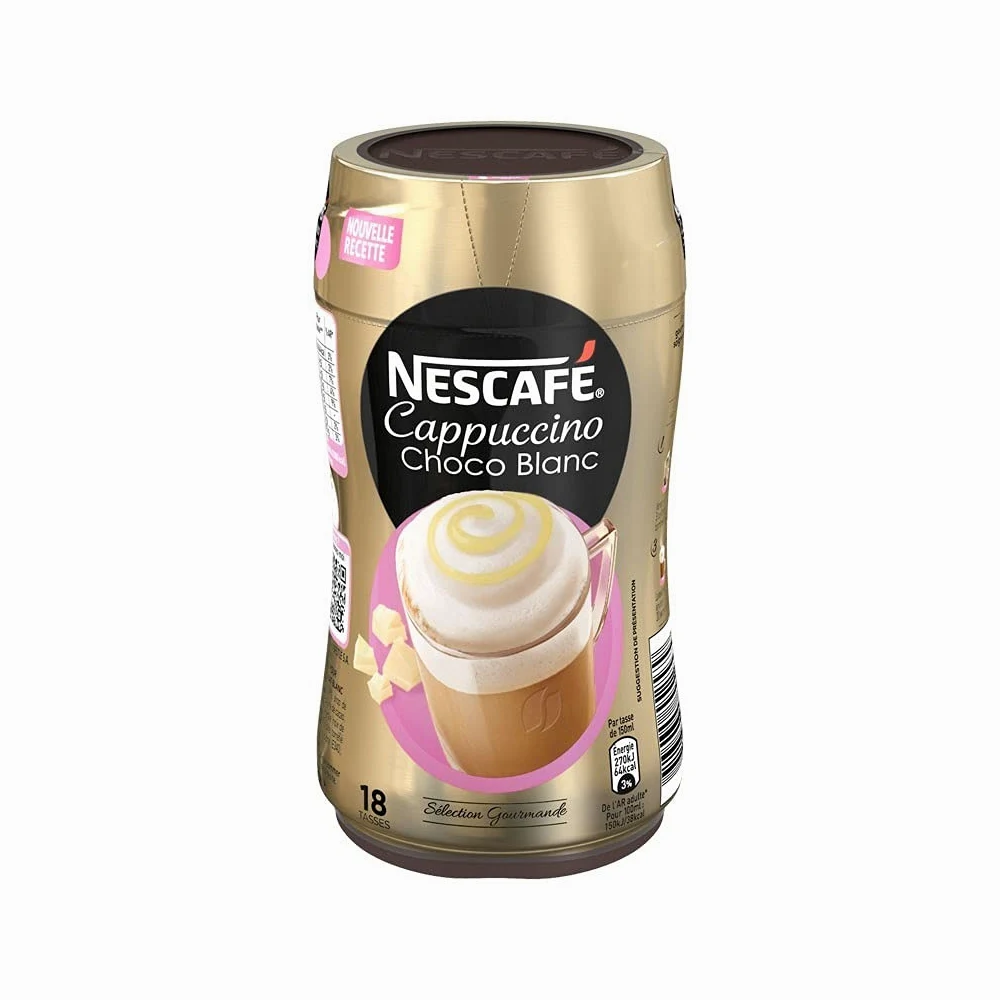 Nescafé Cappuccino Choco Blanco 270 g (lote de 6)