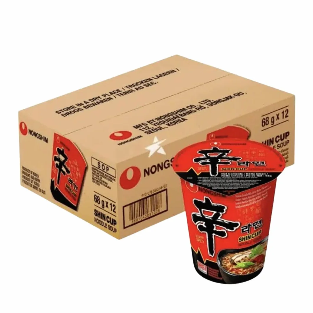 Shin Ramyun Cup Pequeño 68g (pack de 12 uds.)