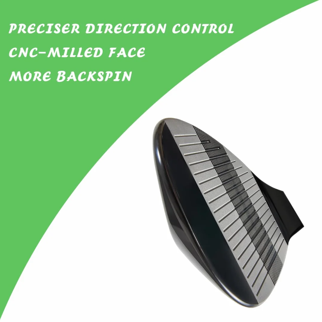MAZEL Cuñas de golf 68 70 72 grados 35 pulgadas diestros cara fresada CNC