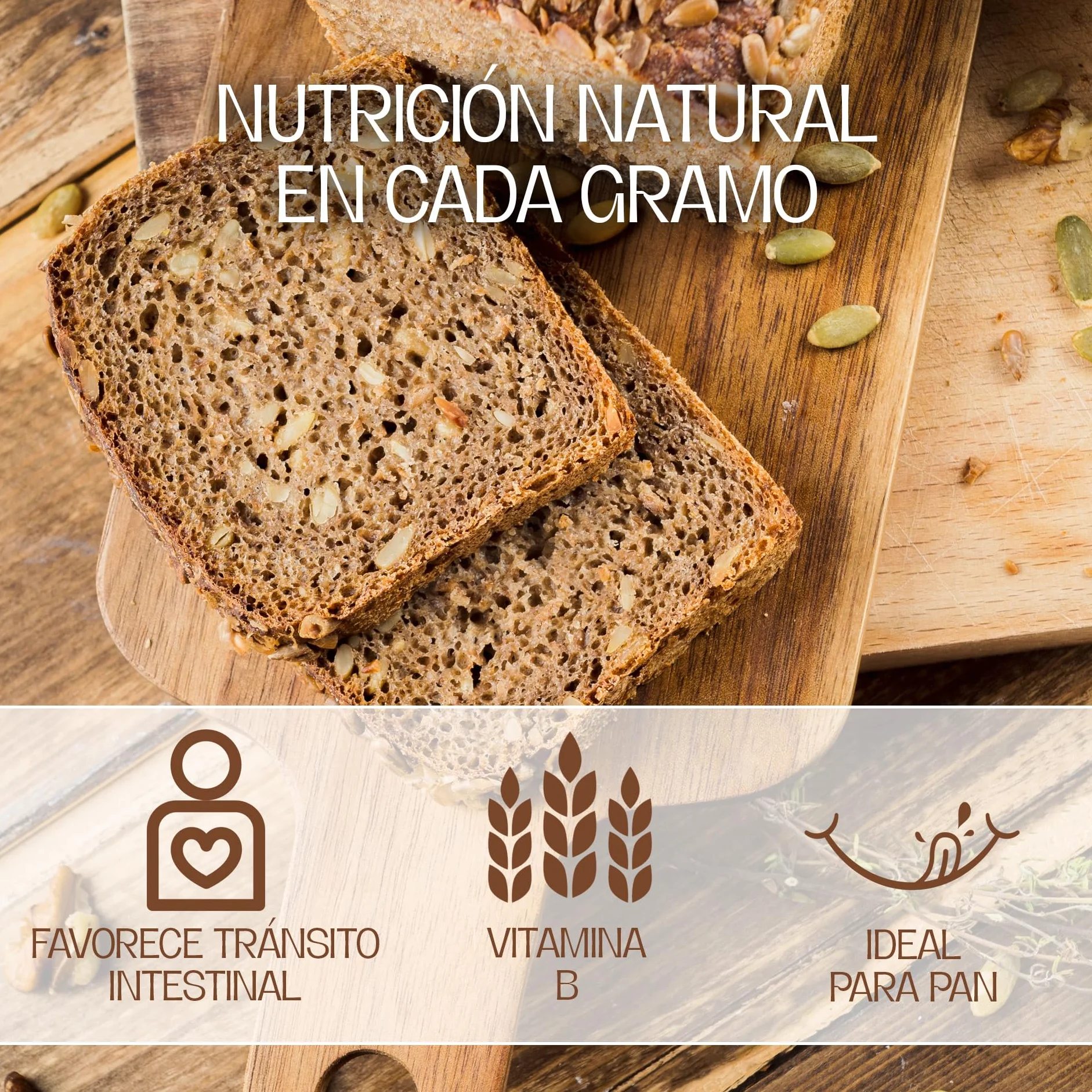 Harina De Centeno Ecológica Integral 25Kg | Rico en Fibra y Minerales que Aumenta la Saciedad | Ideal para Pan De Centeno Integral Puro Y Recetas Saludables | Harina De Centeno, Aroma y Sabor