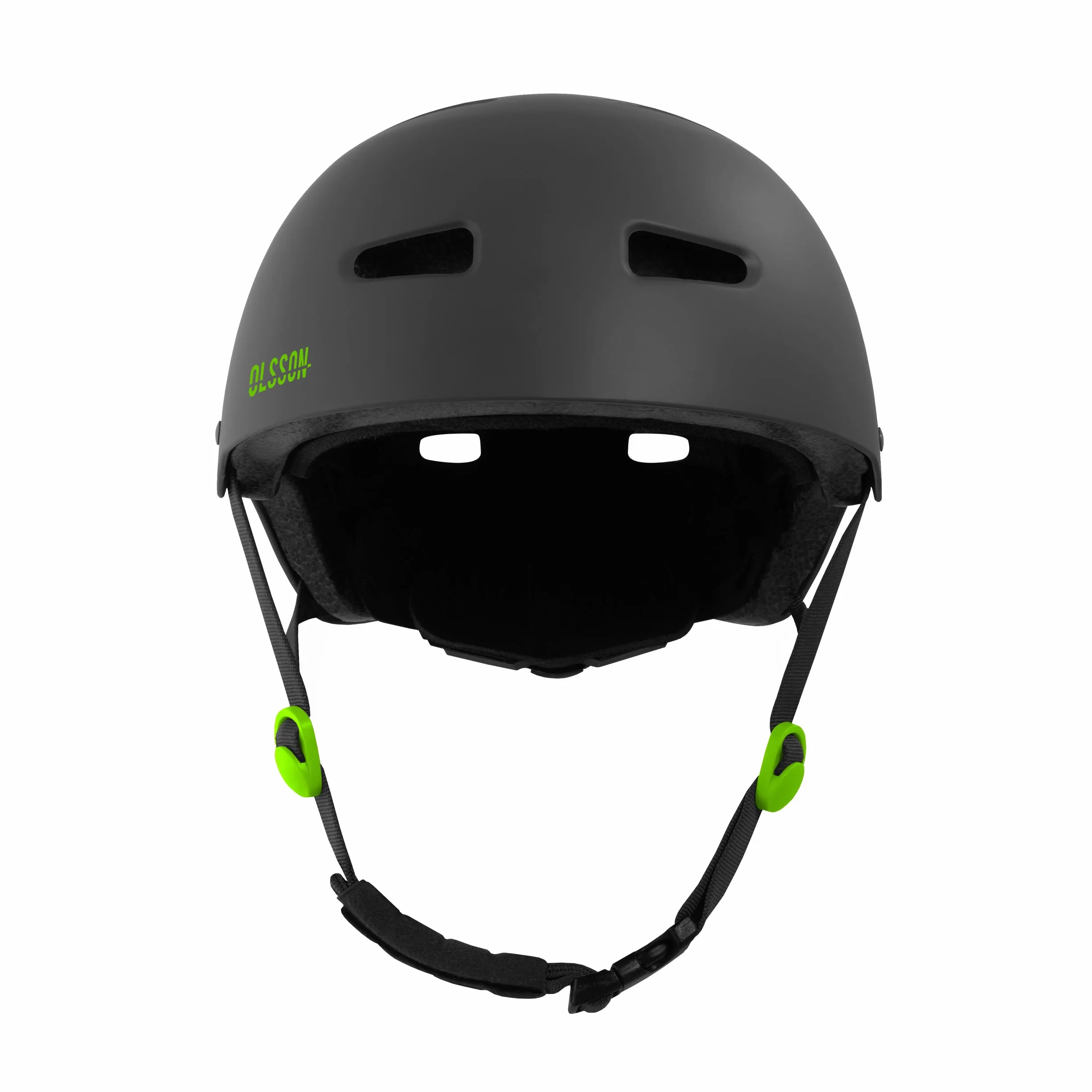 OLSSON Casco Urban Rider Ajustable Homologado Resistente Impactos 360º Forro Desmontable Ventilación Antracita M/L