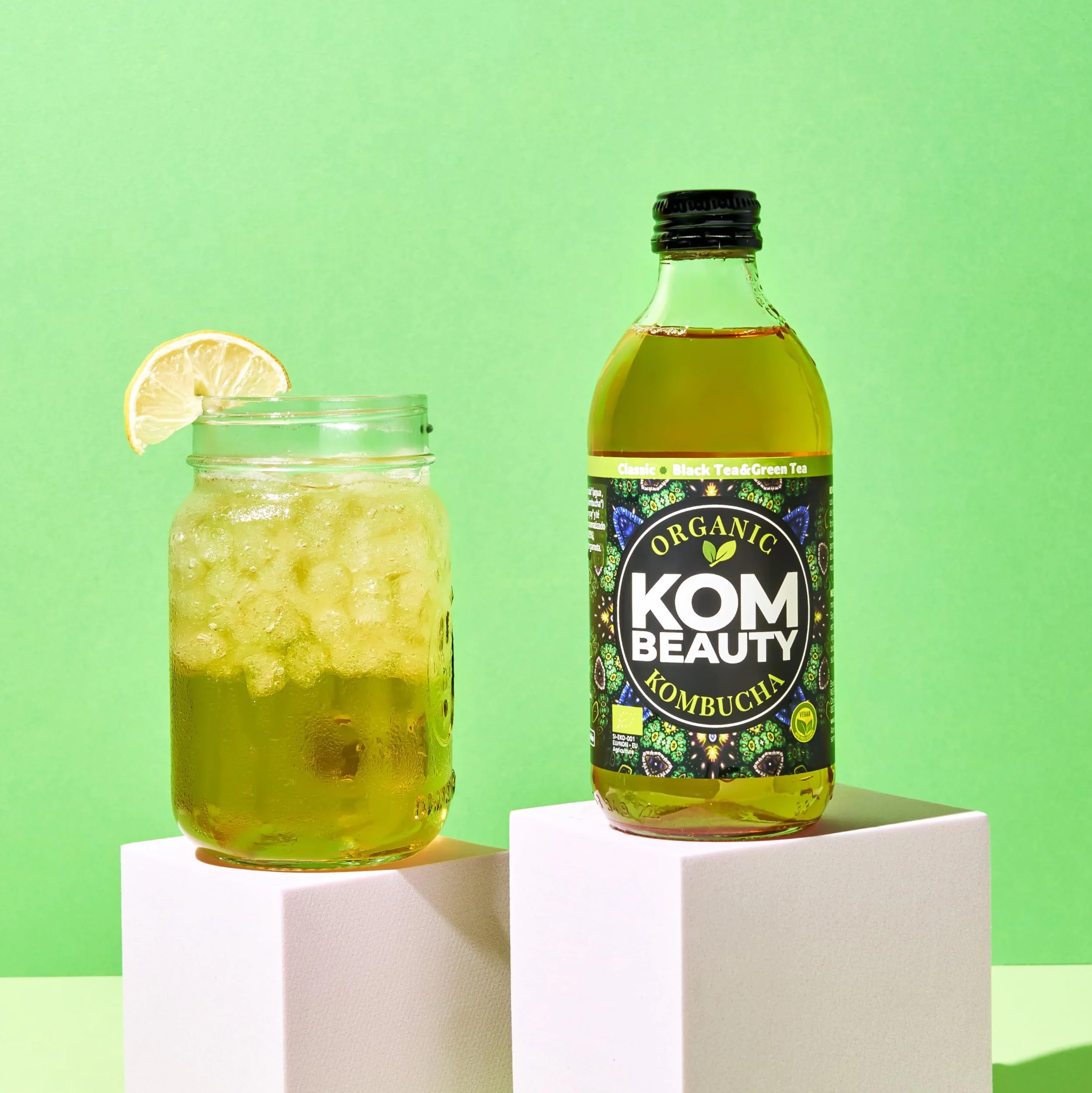 KOMBEAUTY - Bebida de kombucha, Pack de 12 Botellas de 33 cl. (Pack Mix)