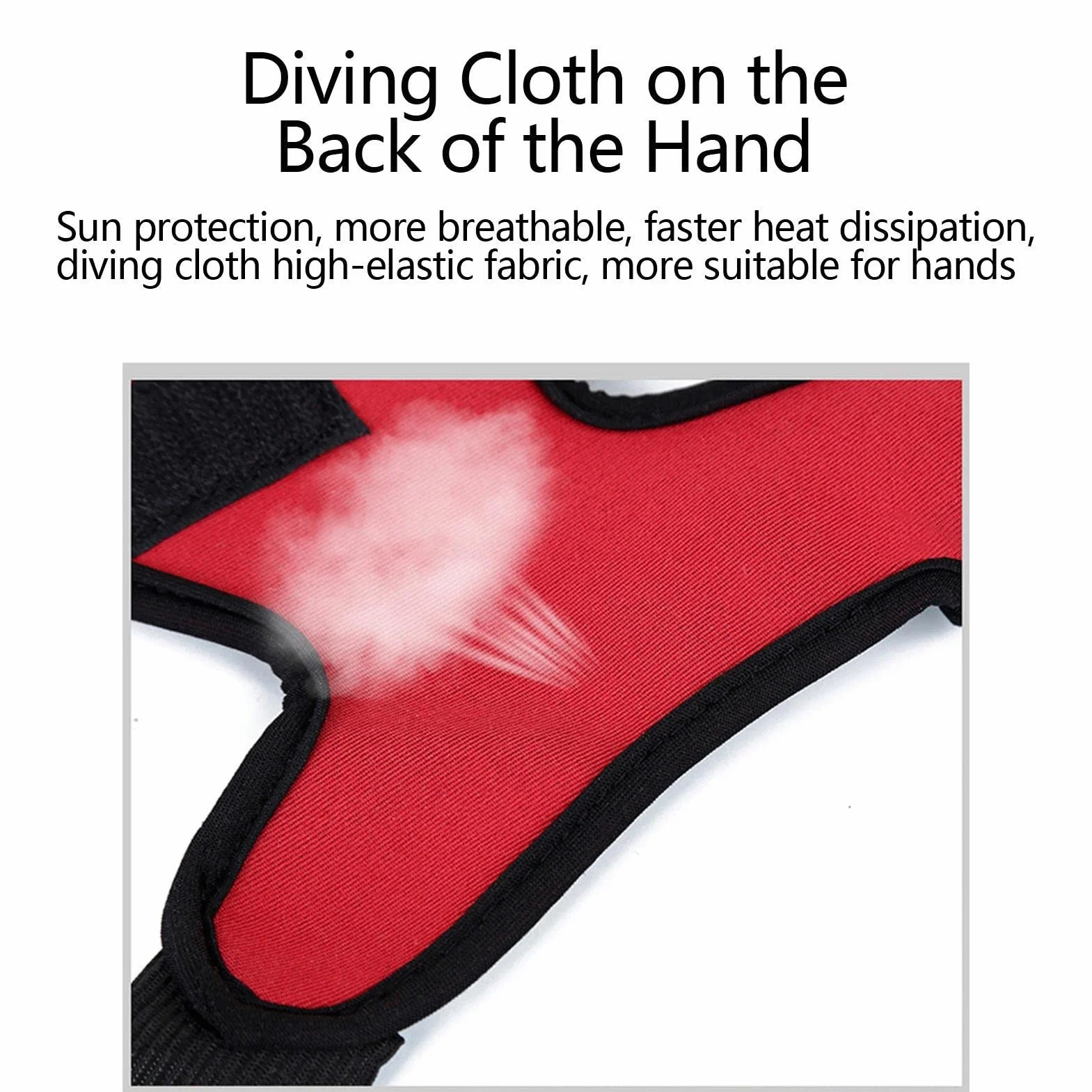 Abonda Guantes de pesca antideslizantes de dos dedos para surf, protector universal