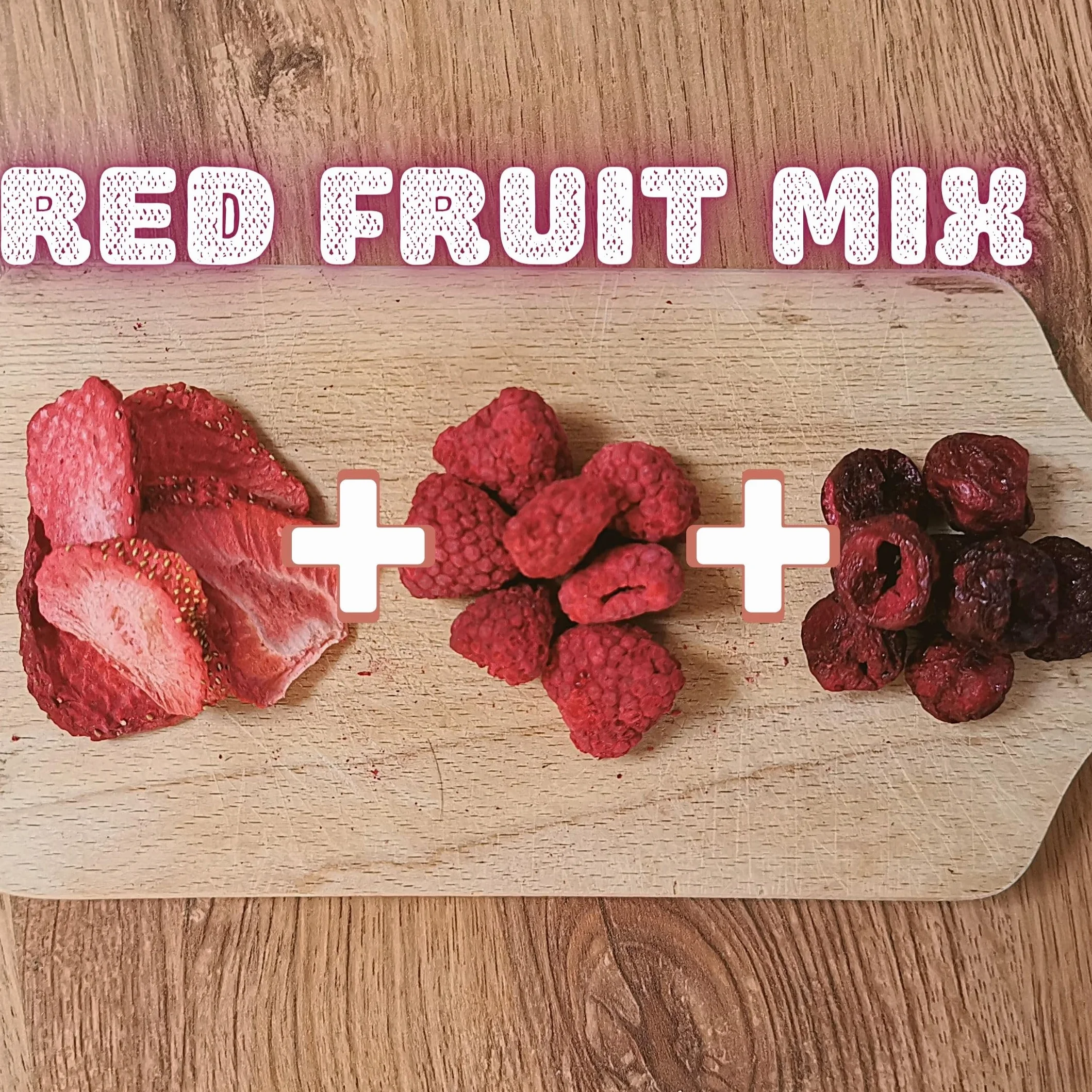 Frutas Liofilizadas | XL 300g Mezcla Fresa Seca, Frambuesa, Cereza Agria | Fruta Seca Pura | Comida Liofilizada | Freeze Dried Fruit Strawberry Raspberry Cherry Mix | Fruta Roja de Verano ZingyZoo