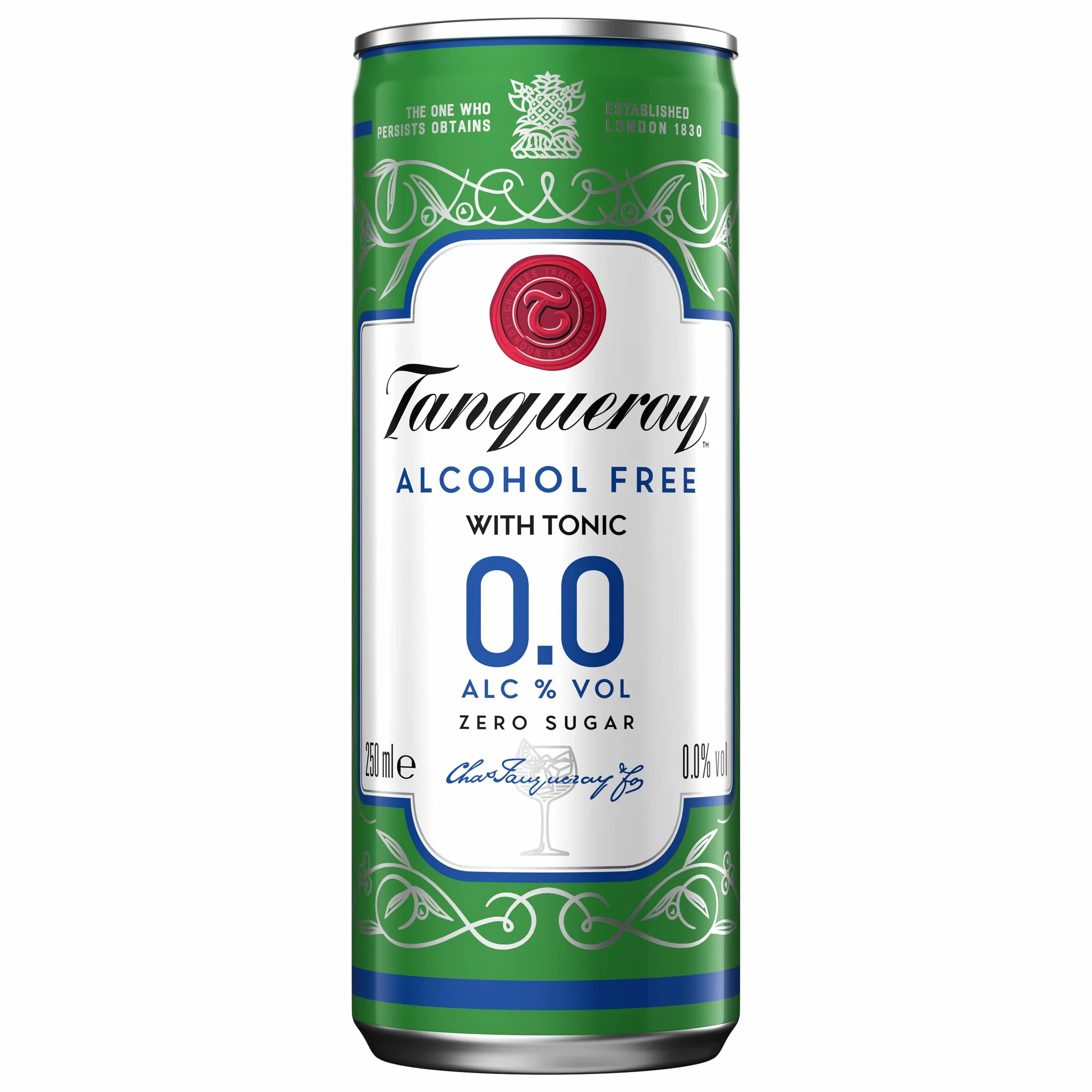 Tanqueray Ginebras 00 y Tonic 250 ml x 12