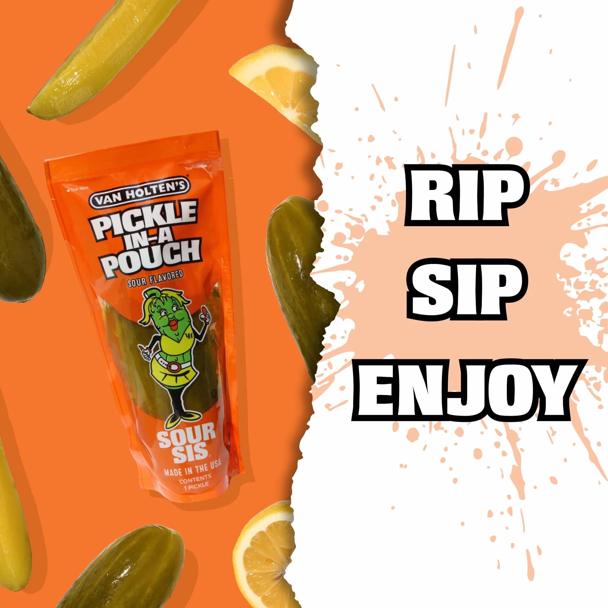 Sour SIS, Pickle in a Pouch (12 pickles)