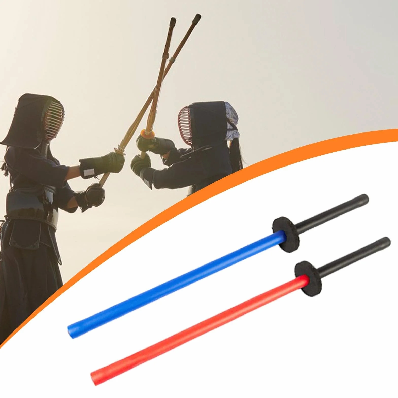 Espadas de Entrenamiento de Esponja Acolchadas para Kendo, Esgrima, Niños y Adultos