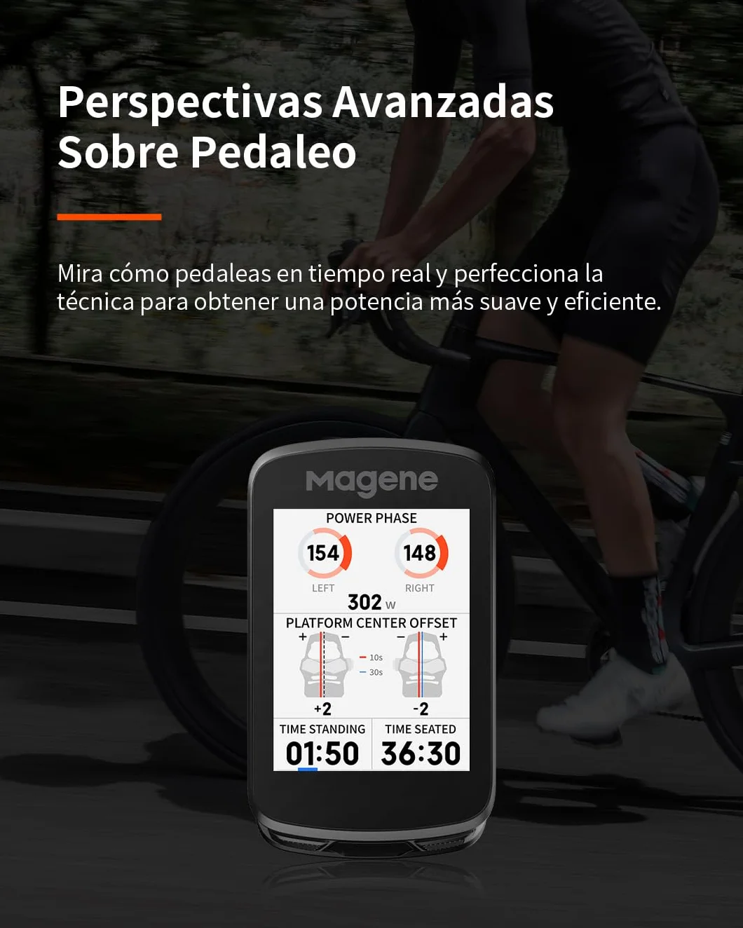 Magene C606/C606 V2 GPS Ciclocomputador, ClimbPro, Wi-Fi y Bluetooth