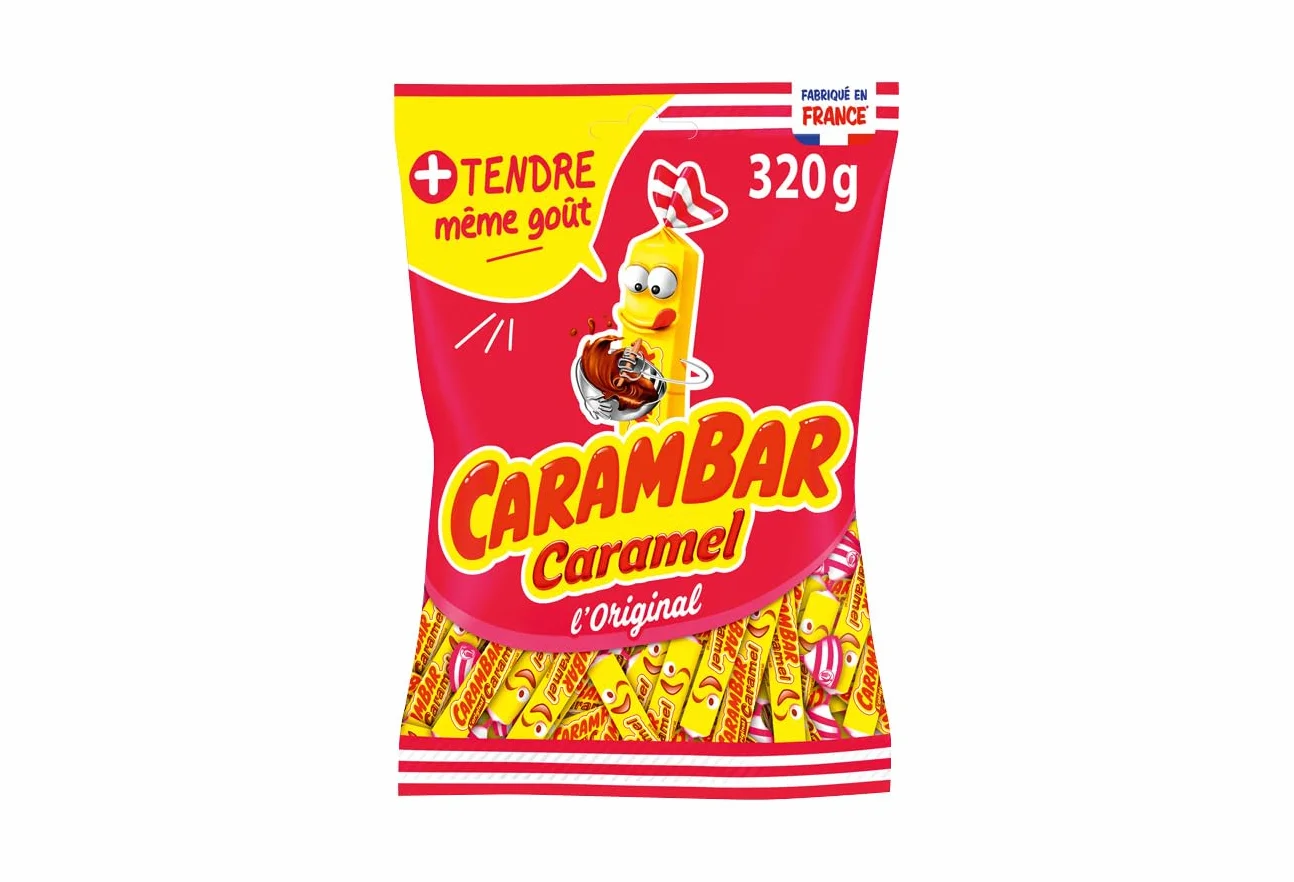 CARAMBAR Caramels aromatisés l'Original - 320 g
