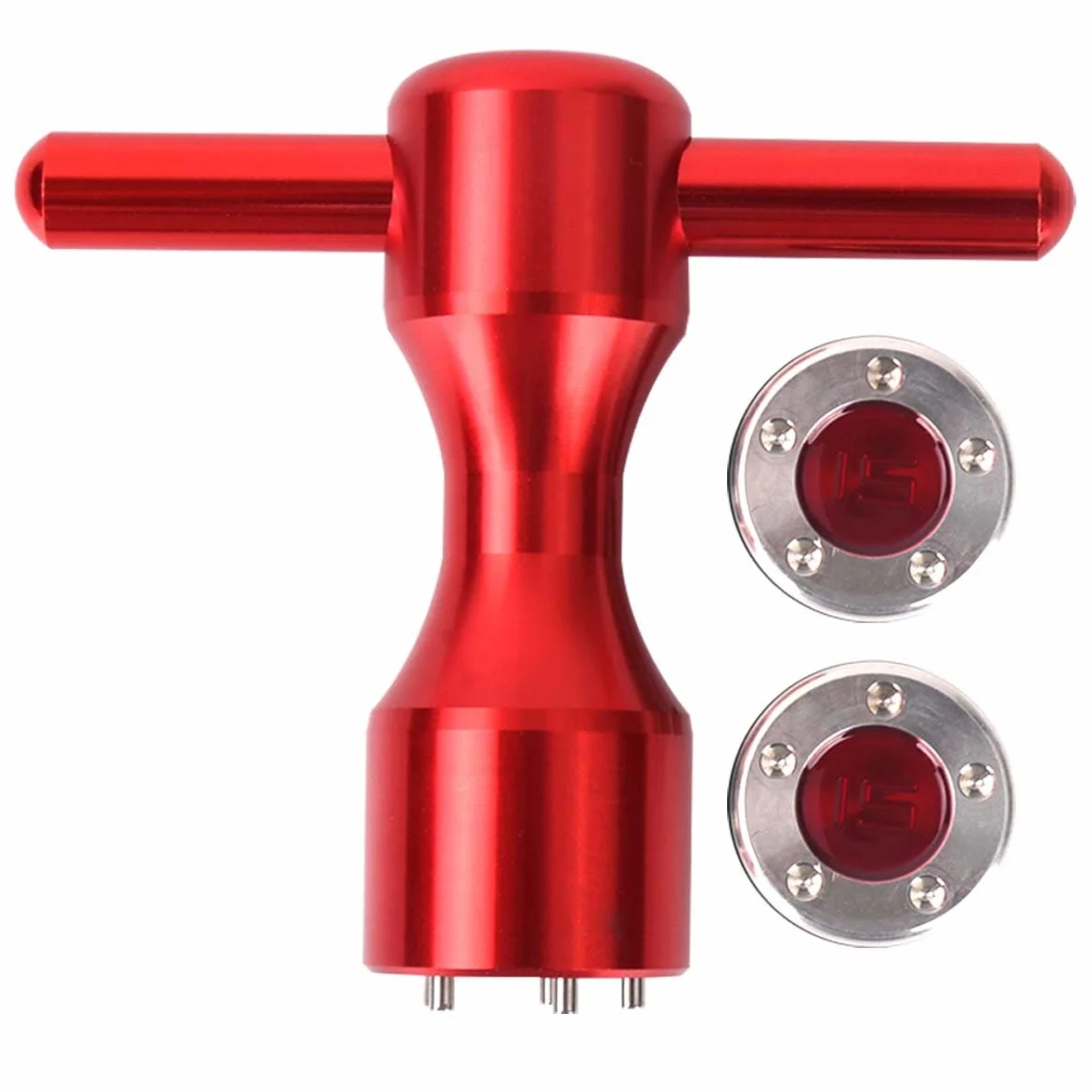 Histar 2pcs Golf personalizado rojo pesos + llave para putters Titleist Scotty Cameron