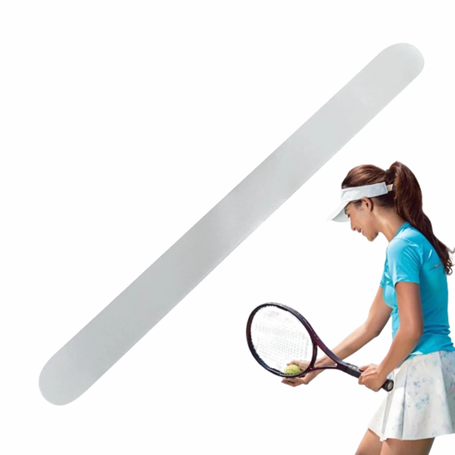 Protector de Raqueta de Tenis TPU Transparente Antirrayas Resistente al Desgaste