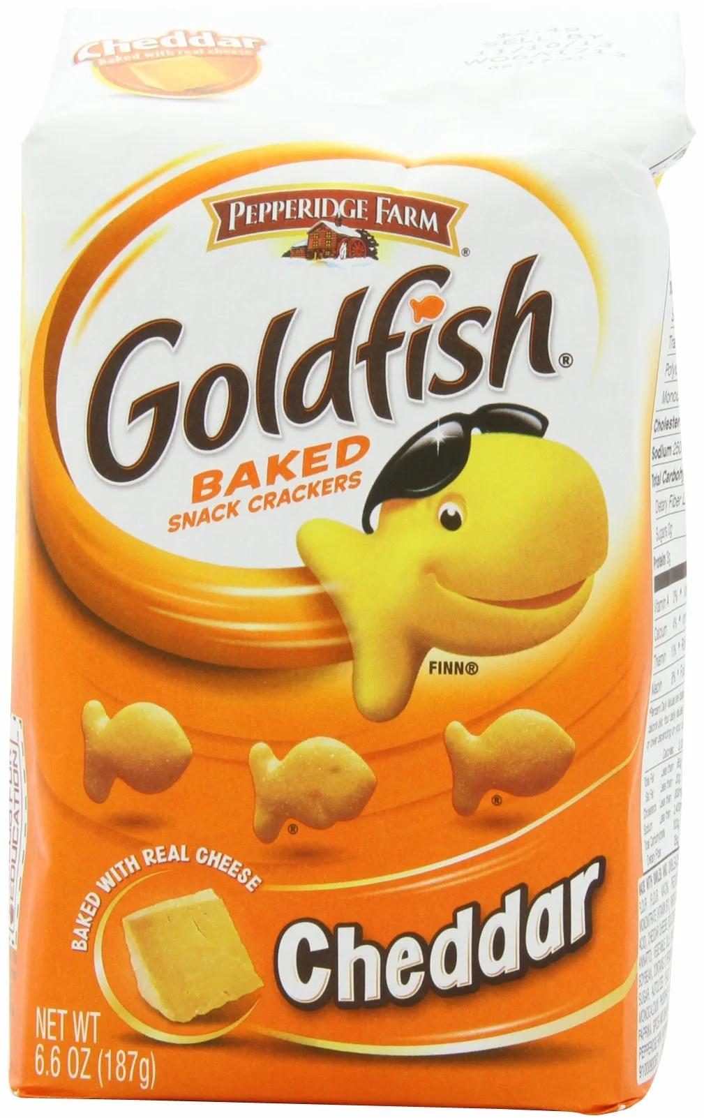 Pepperidge Farm Goldfish, queso cheddar, 6.5 onzas (paquete de 8)
