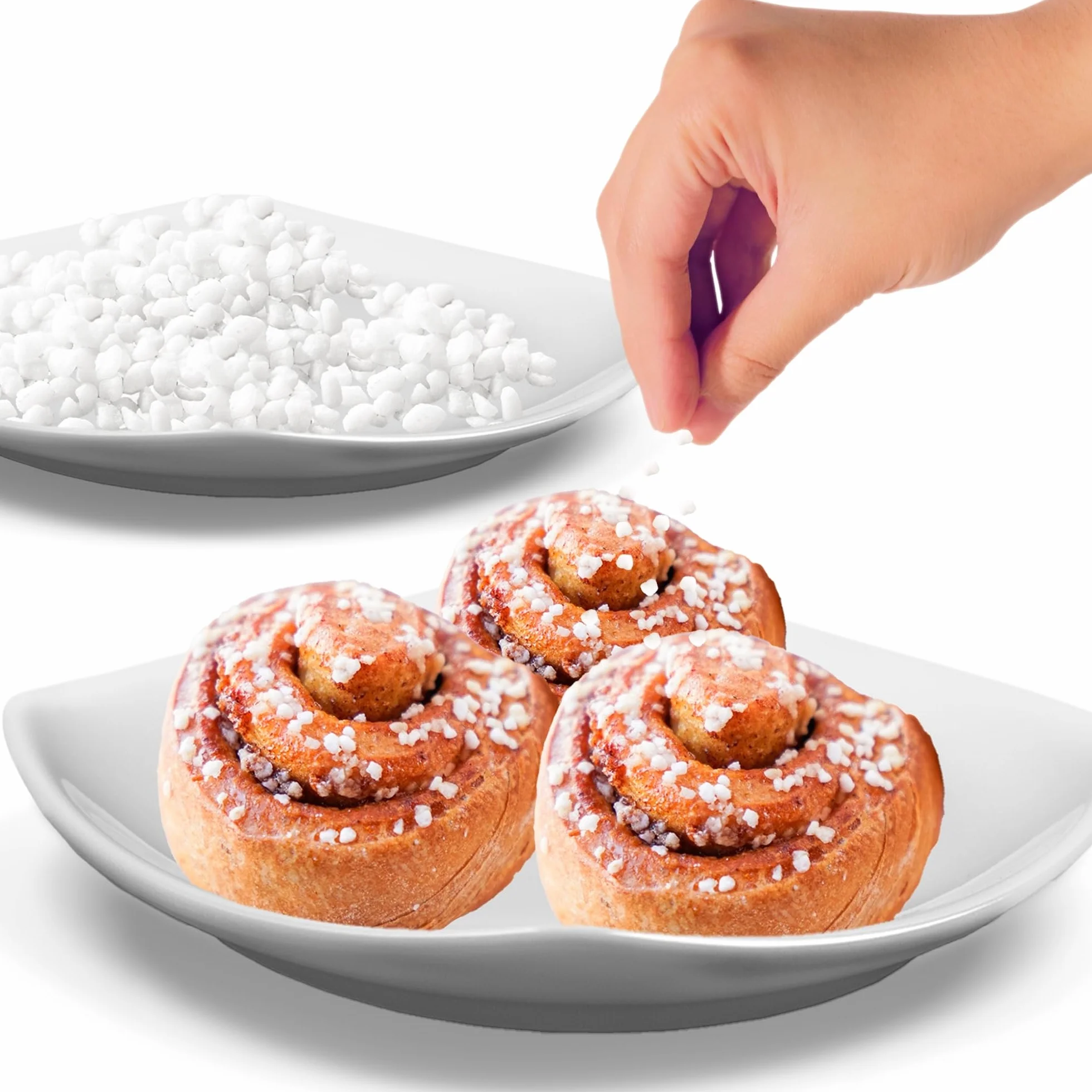 Azúcar Perlado 750g | Azúcar Perlado para Gofres, Roscón de reyes, Repostería y Decoración | Ideal para uso profesional