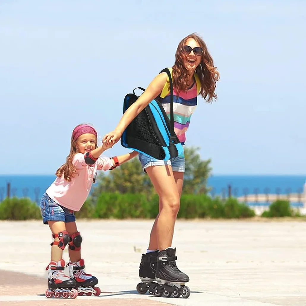 Patines Mochila 38cm Niña Correa Ajustable Impermeable 3 Compartimentos
