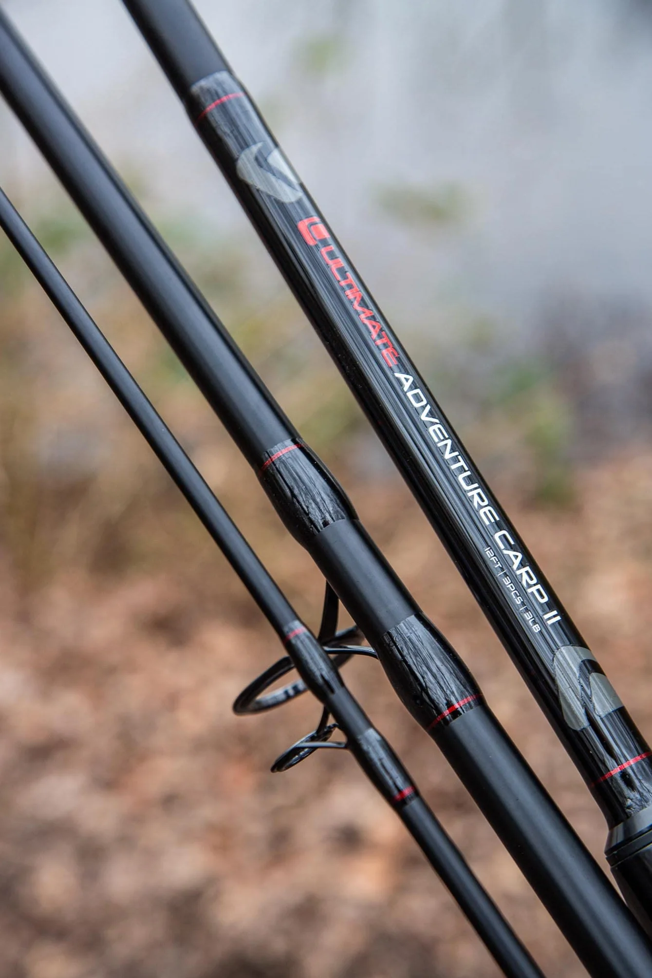 Carp II 2,75lbs 12ft 3pcs Caña carpfishing Ultimate Adventure