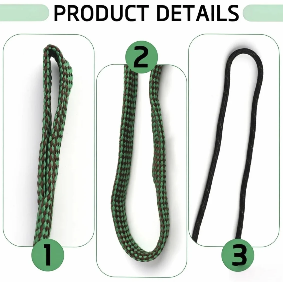 Kit de limpieza de cañones para rifles calibre .22, .223 y 5.56 mm – Hilo limpiador portátil y reutilizable