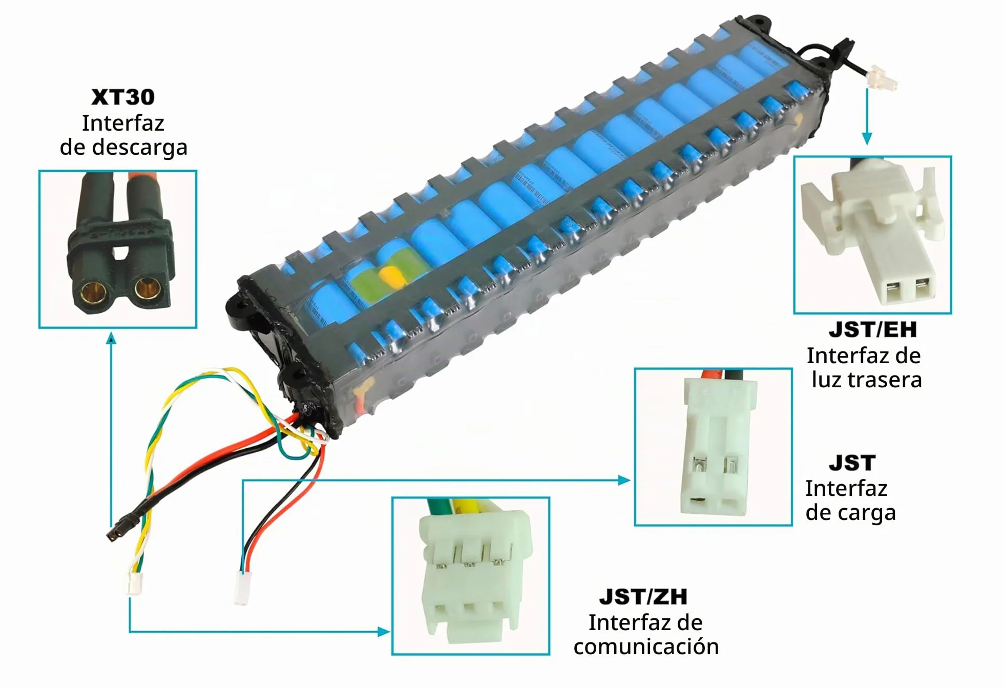 PowerSmart Batería de Litio 36V 7800mAh para Xiaomi 1S M365 Mi3