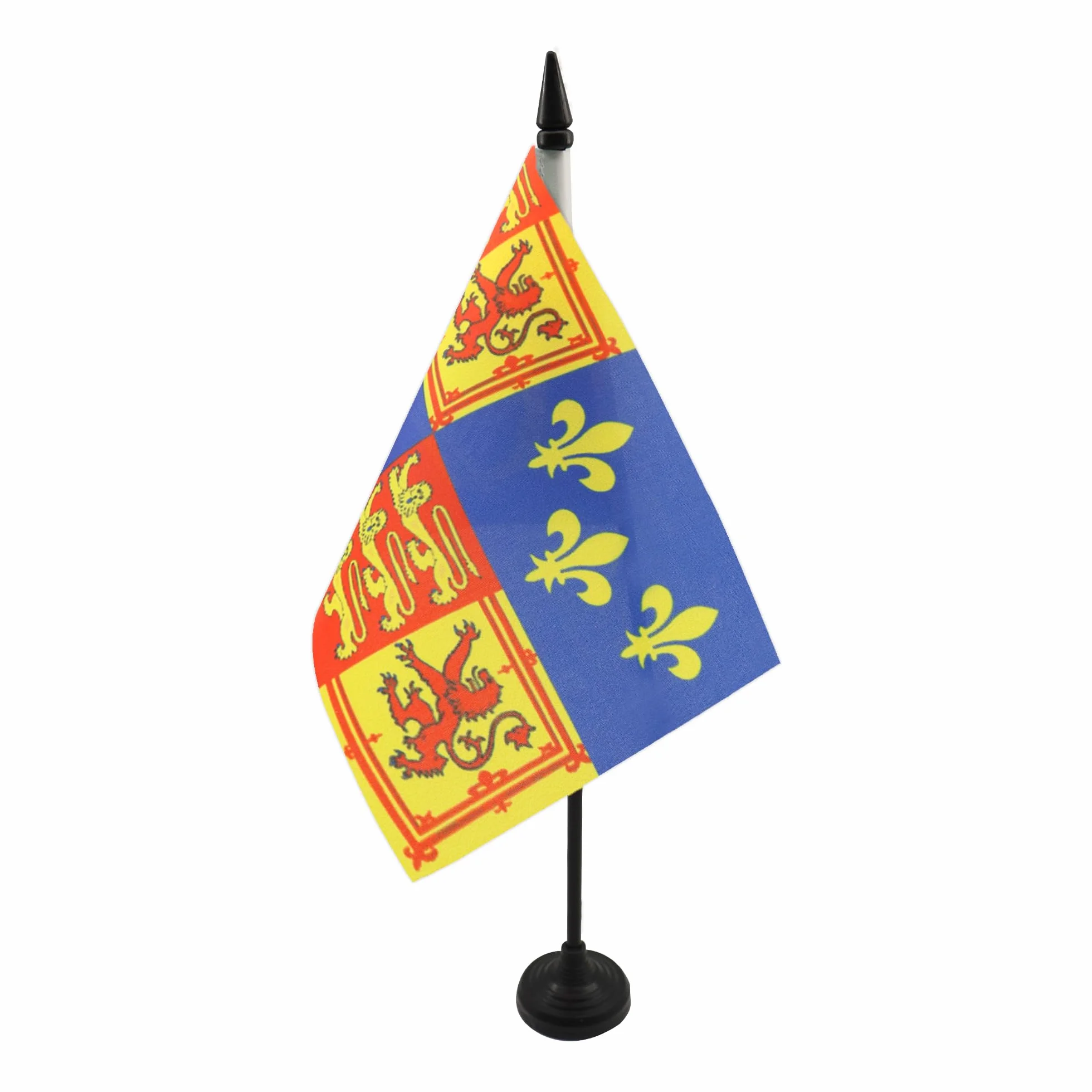 AZ FLAG Bandera de Mesa Reino Unido Reina Ana 21x14cm Estandarte Monarca Británico
