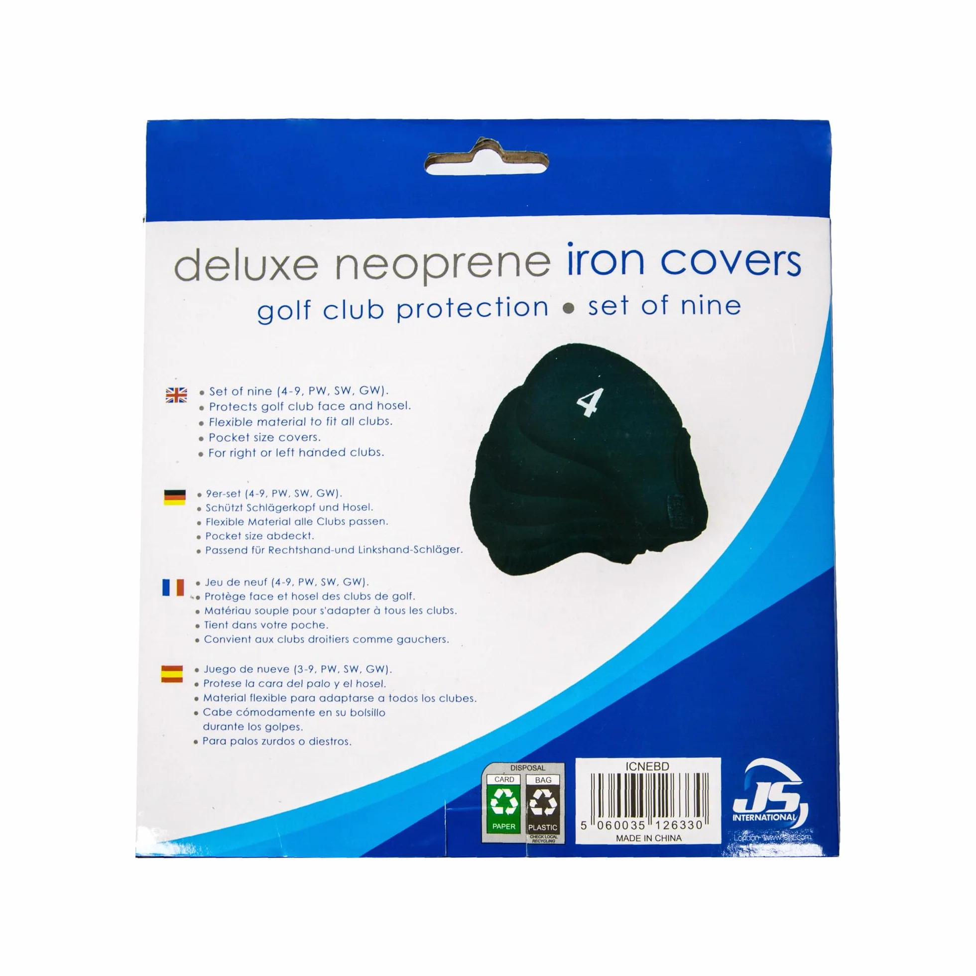 LONGRIDGE Deluxe Juego de fundas de hierro golf neopreno