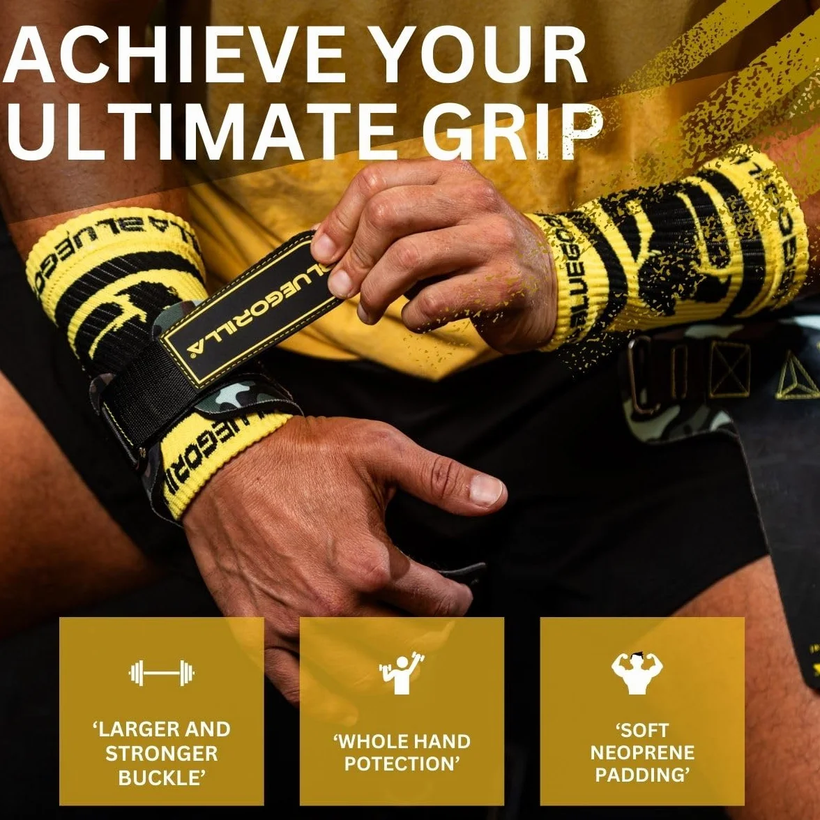 BLUEGORILLA Competitor 3.0 Calleras para Crosstraining Grip RX sin Magnesio Neopreno Reforzado